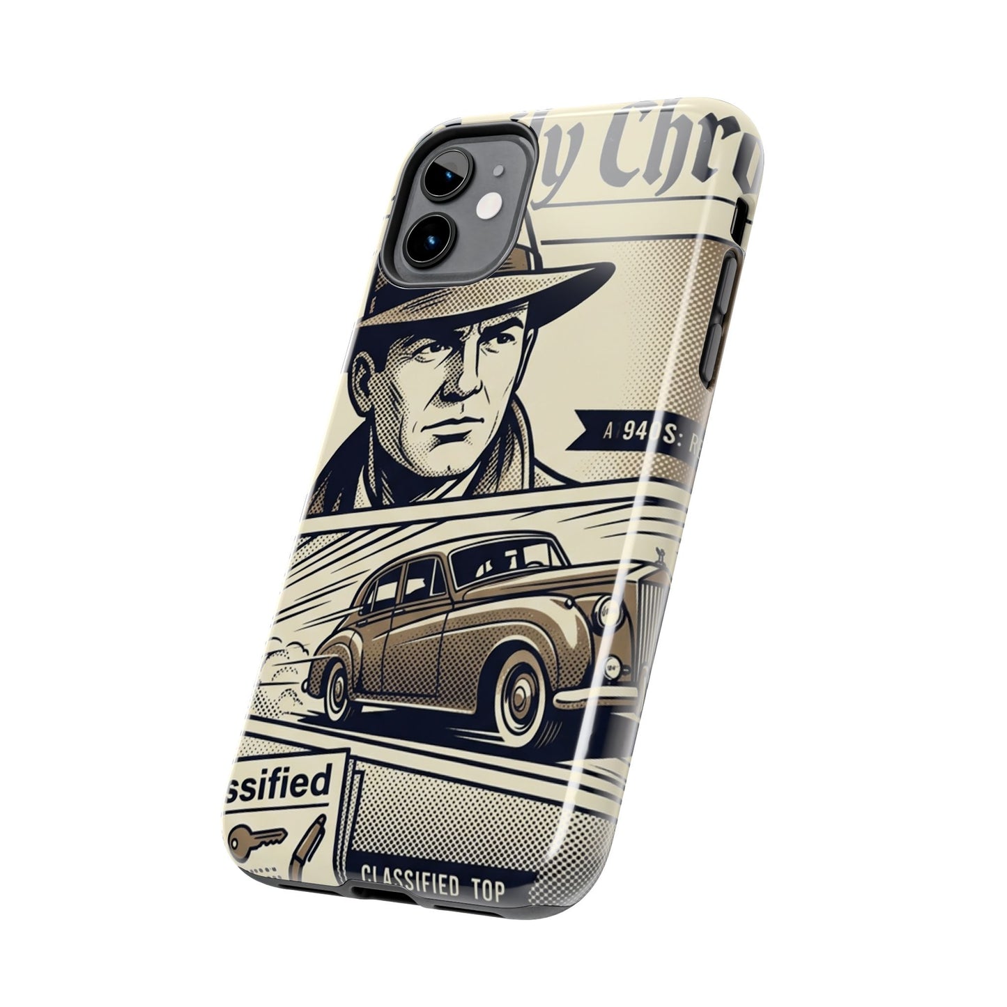 Old Newspaper Tough Phone Case