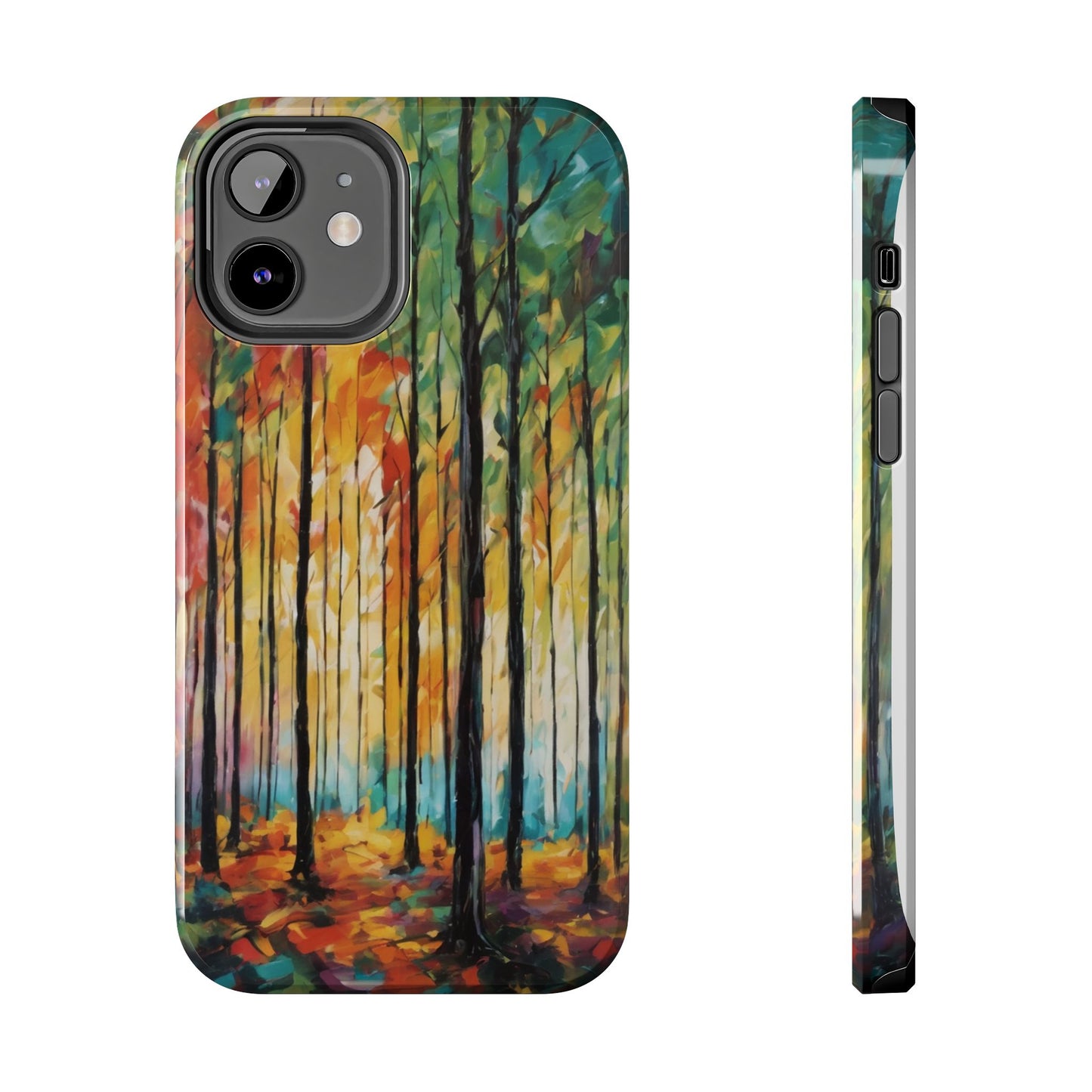 Autumn Forest Tough Phone Case - Colorful Nature Design - for iPhone