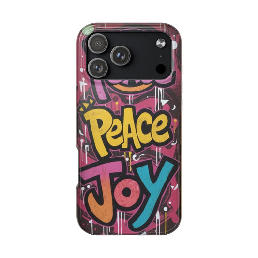 Colorful Peace Joy Tough Phone Case