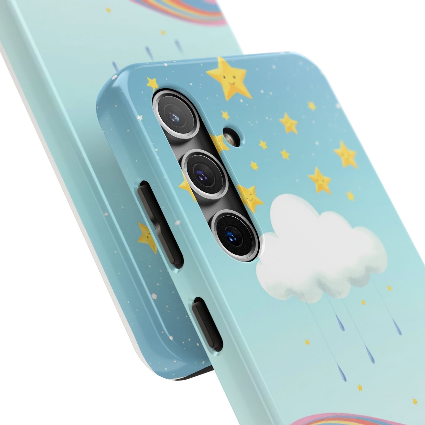 Colorful Rainbow Phone Case - Durable Tough Design for Adventurers