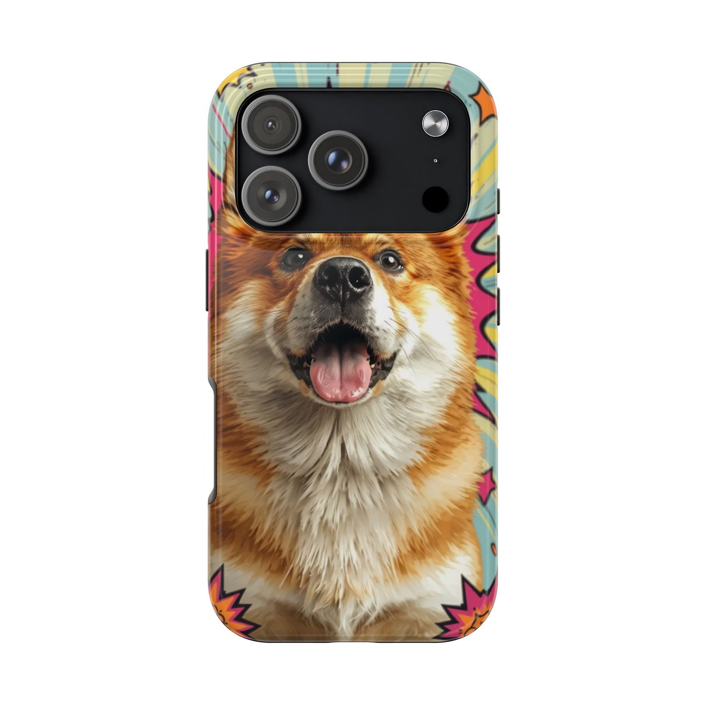 Playful Dog Tough Phone Case - Durable & Stylish Pet Lover Gift