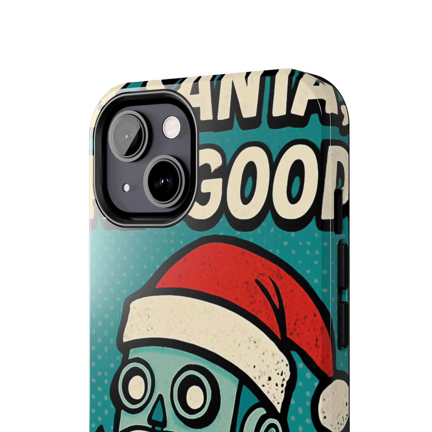 Santa Robot Phone Case - Durable Tough Design for Holidays