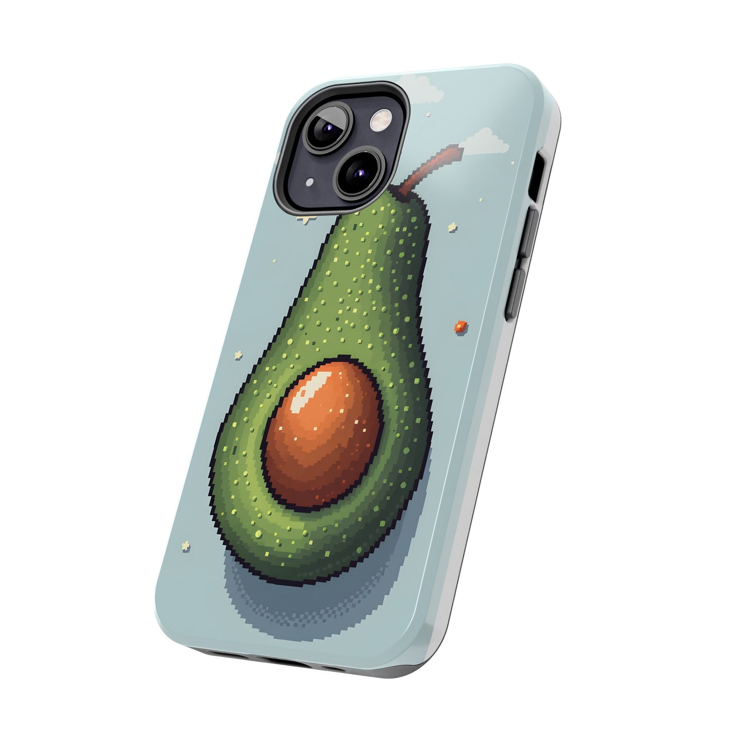 Pixel Avocado Tough Phone Case - Perfect for Foodies & Nature Lovers - for iPhone