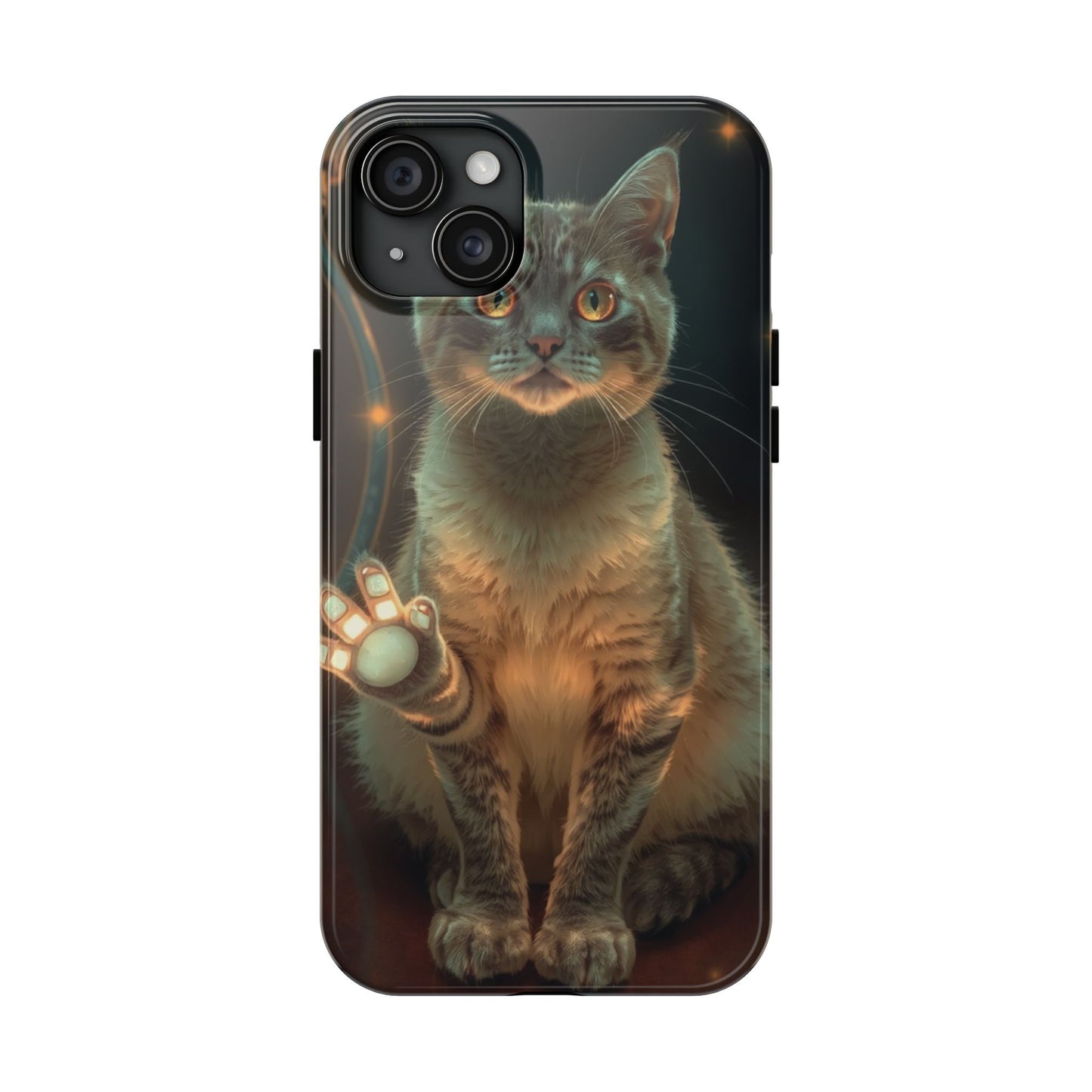 Whimsical Cat Phone Case | Tough Phone Cases for Cat Lovers, Pet Accessories, Gift for Cat Owners, Cute Phone Cover, Personalized Tech