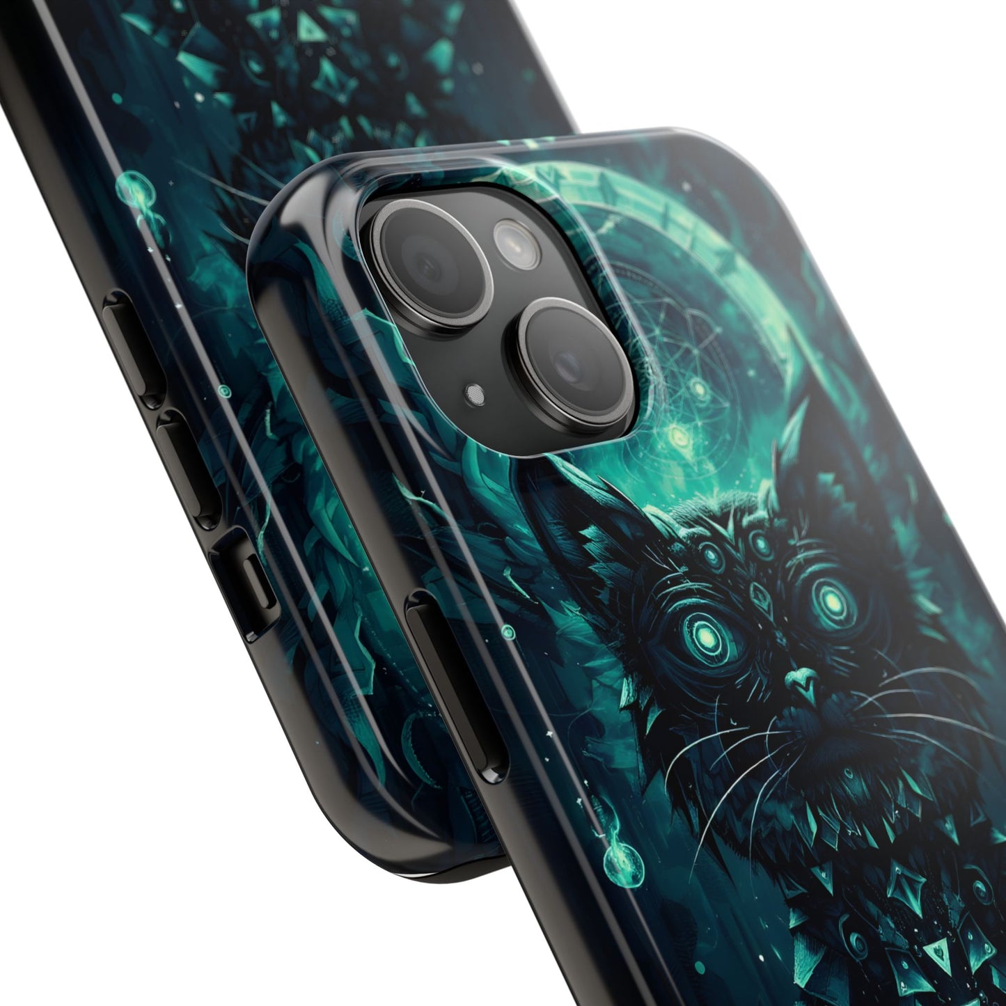 Mystical Dark Cat Phone Case - Tough Protective Cover for Cat Lovers - for iPhone