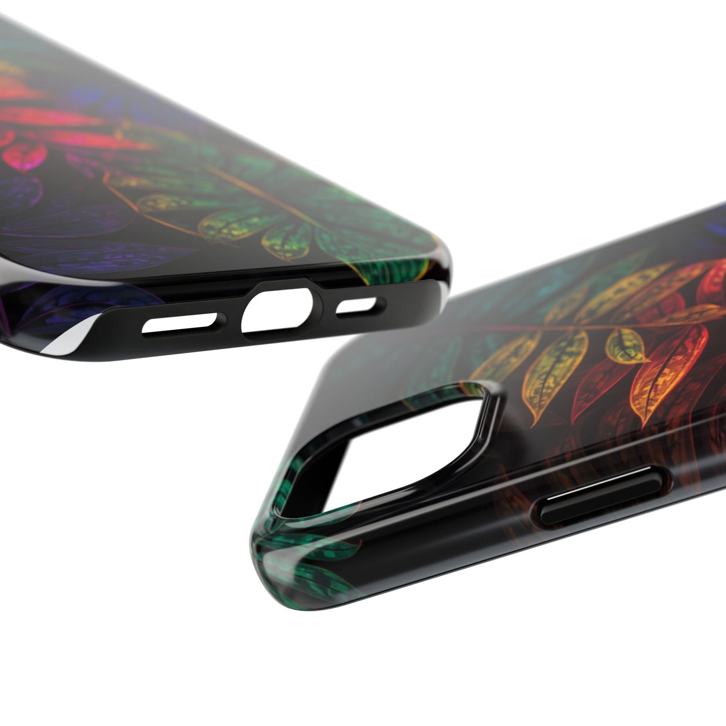 Vibrant Tropical Leaf Tough Phone Case