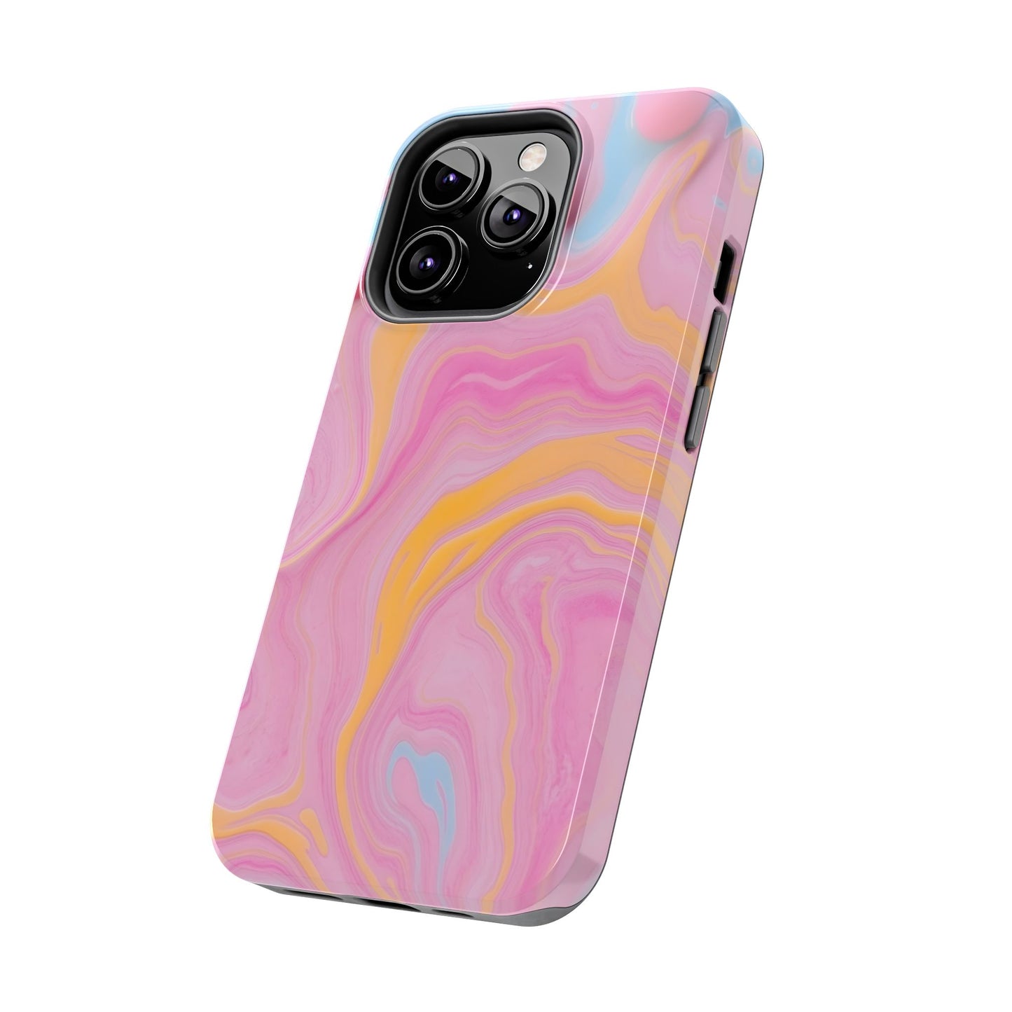 Liquid Candy Abstract Tough Phone Case - Durable Protection with Artistic Design - for iPhone
