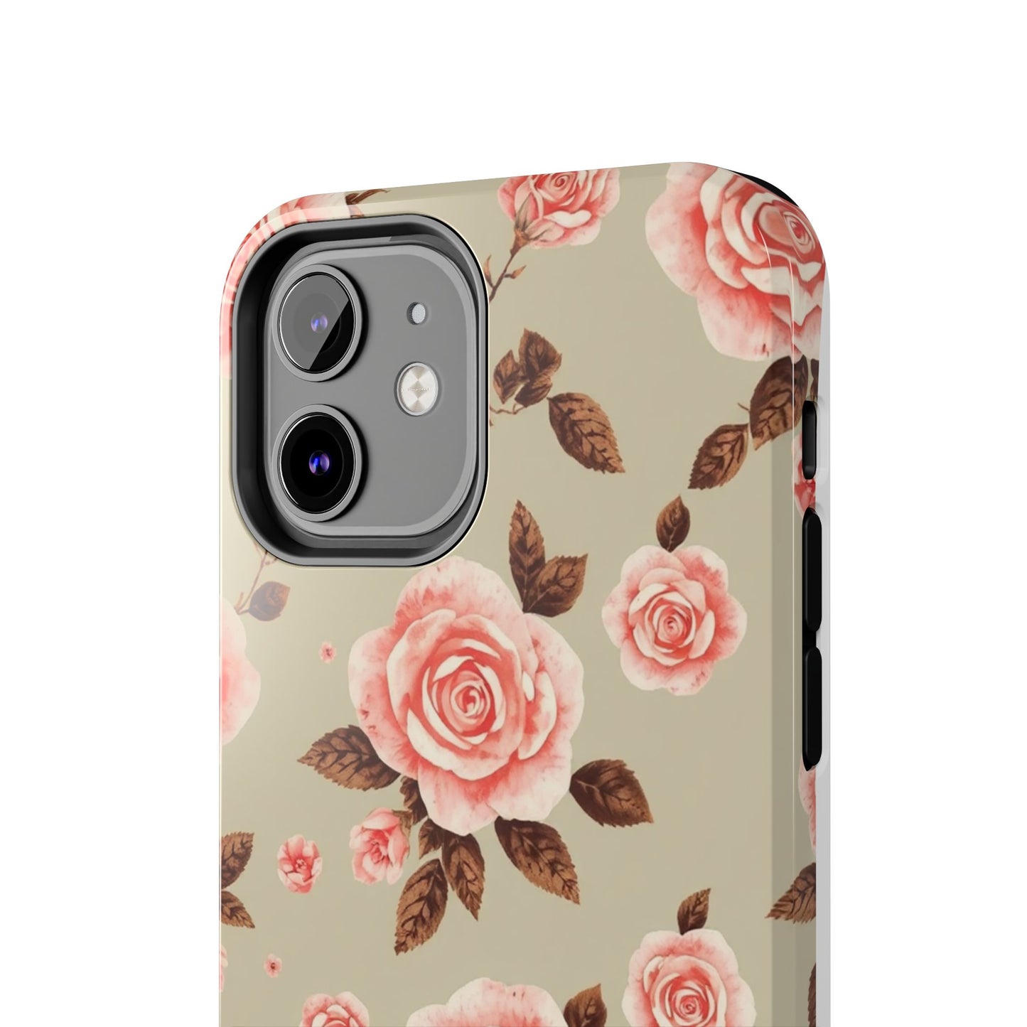 Elegant Floral Tough Phone Case for Stylish Protection - for iPhone