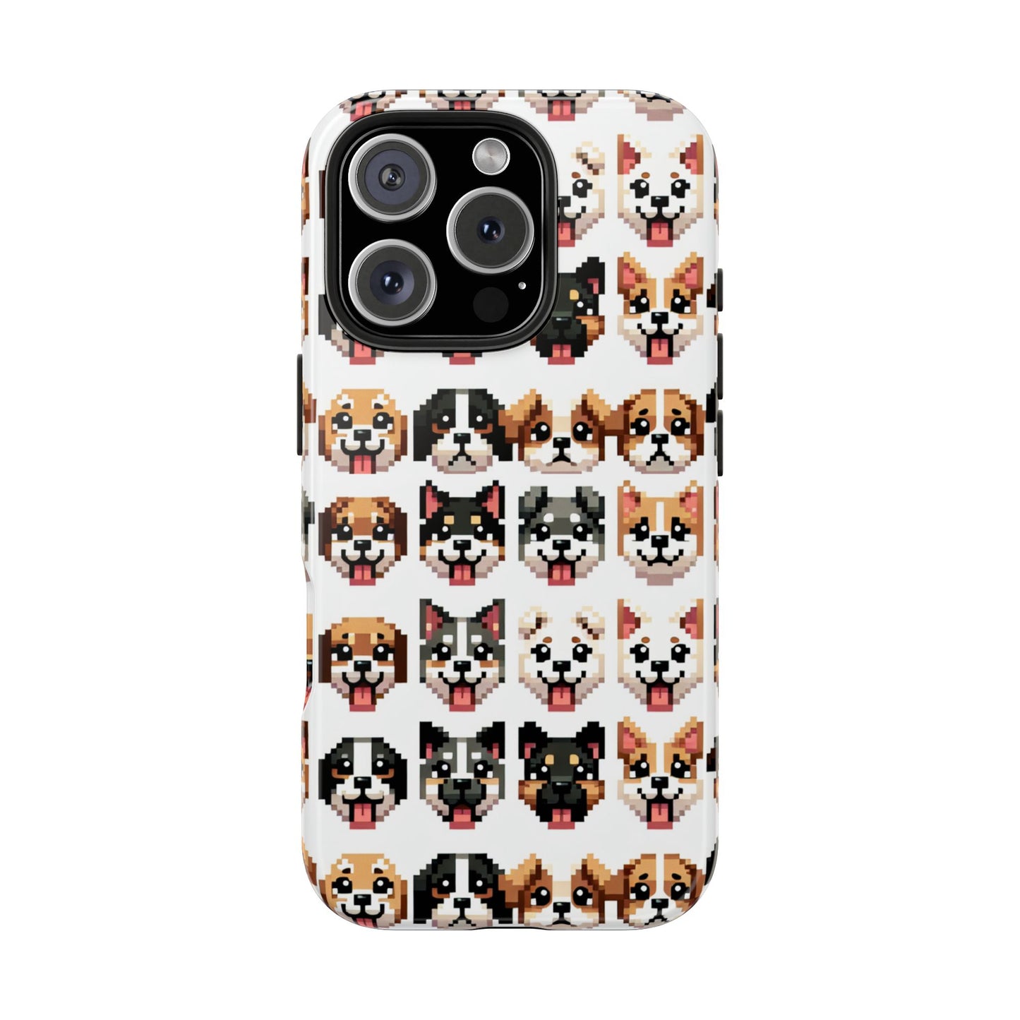 Pixelated Dog Breed Tough Phone Case - Cute, Durable Protection for Pet Lovers - for iPhone