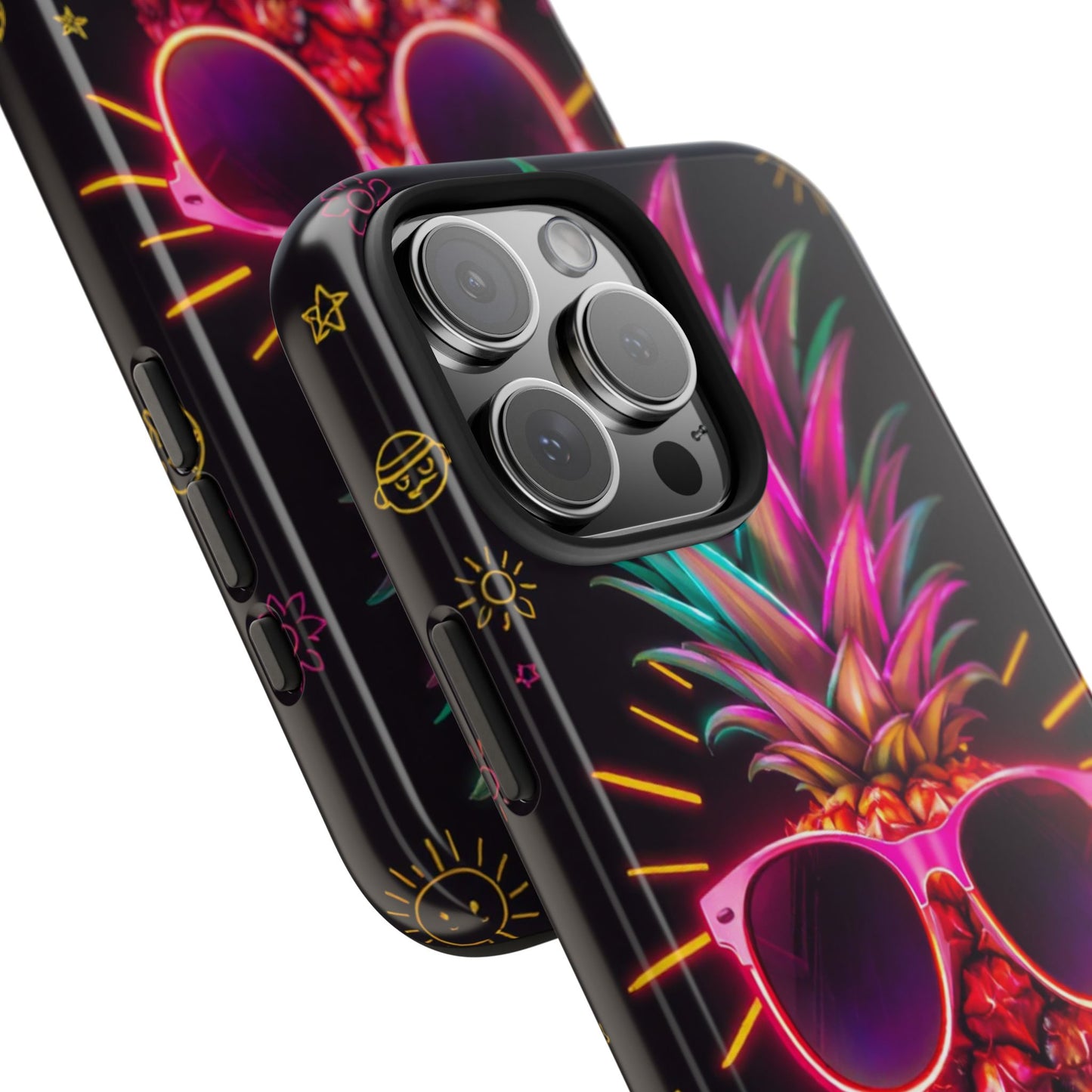 Tough Pineapple Phone Case - Cool, Vibrant Design Perfect for Summer Vibes