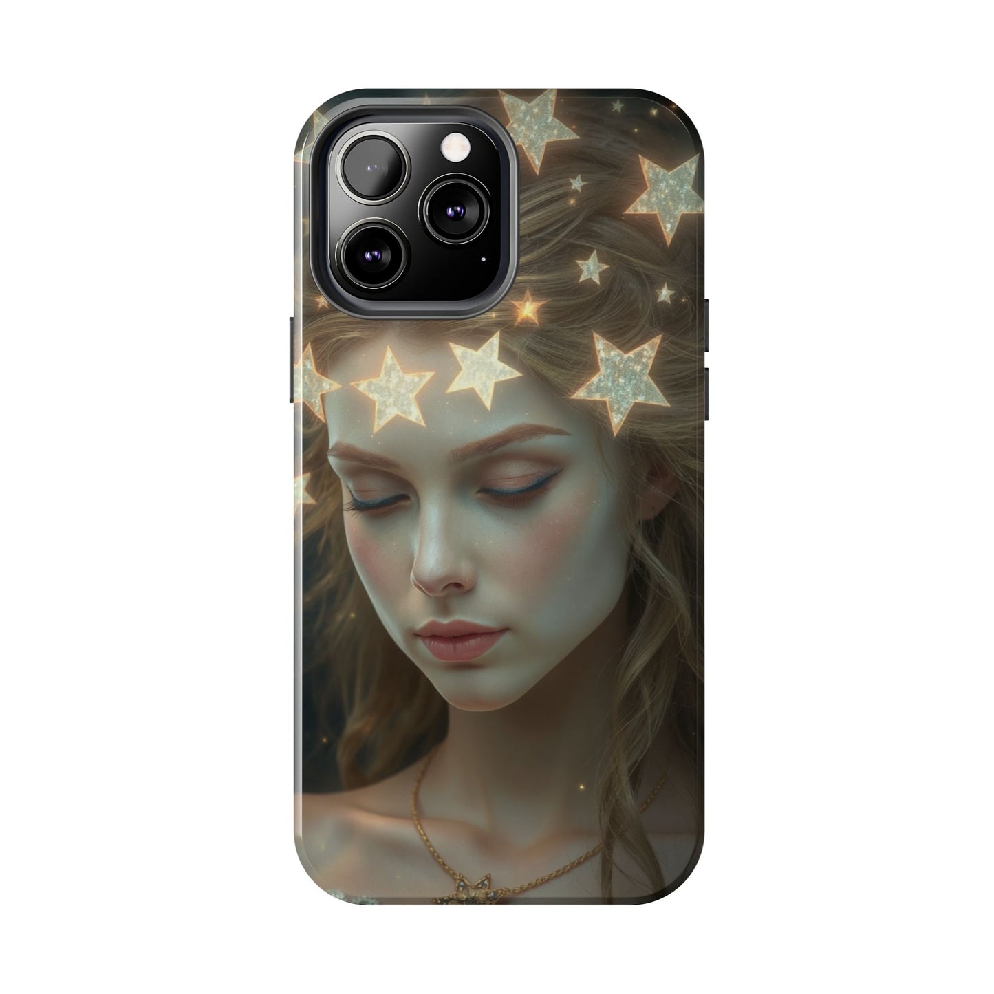 Celestial Dream Tough Phone Case - Artistic Starry Design for Style Enthusiasts