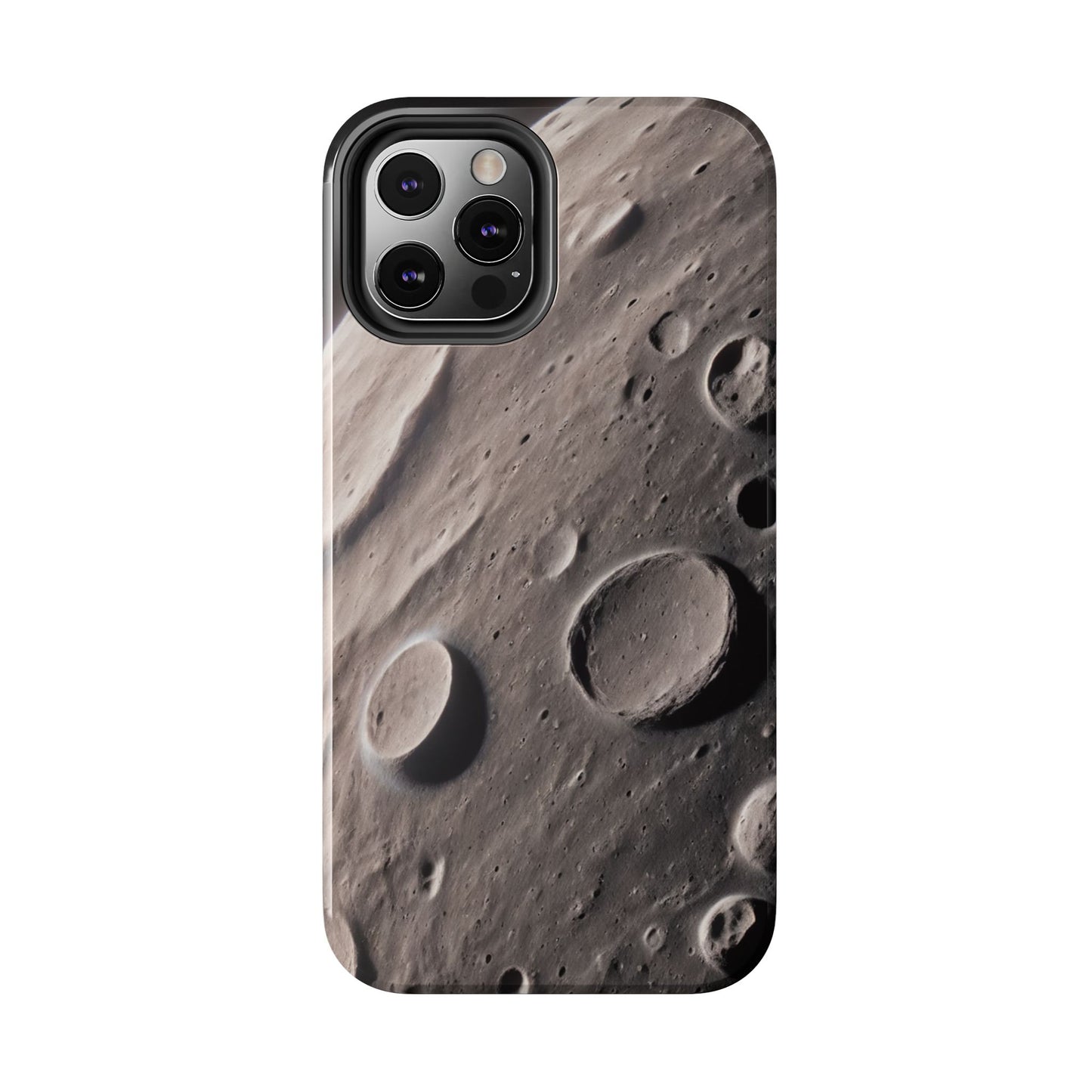 Celestial Moon Surface Tough Phone Case | Durable Space-Themed Design - for iPhone