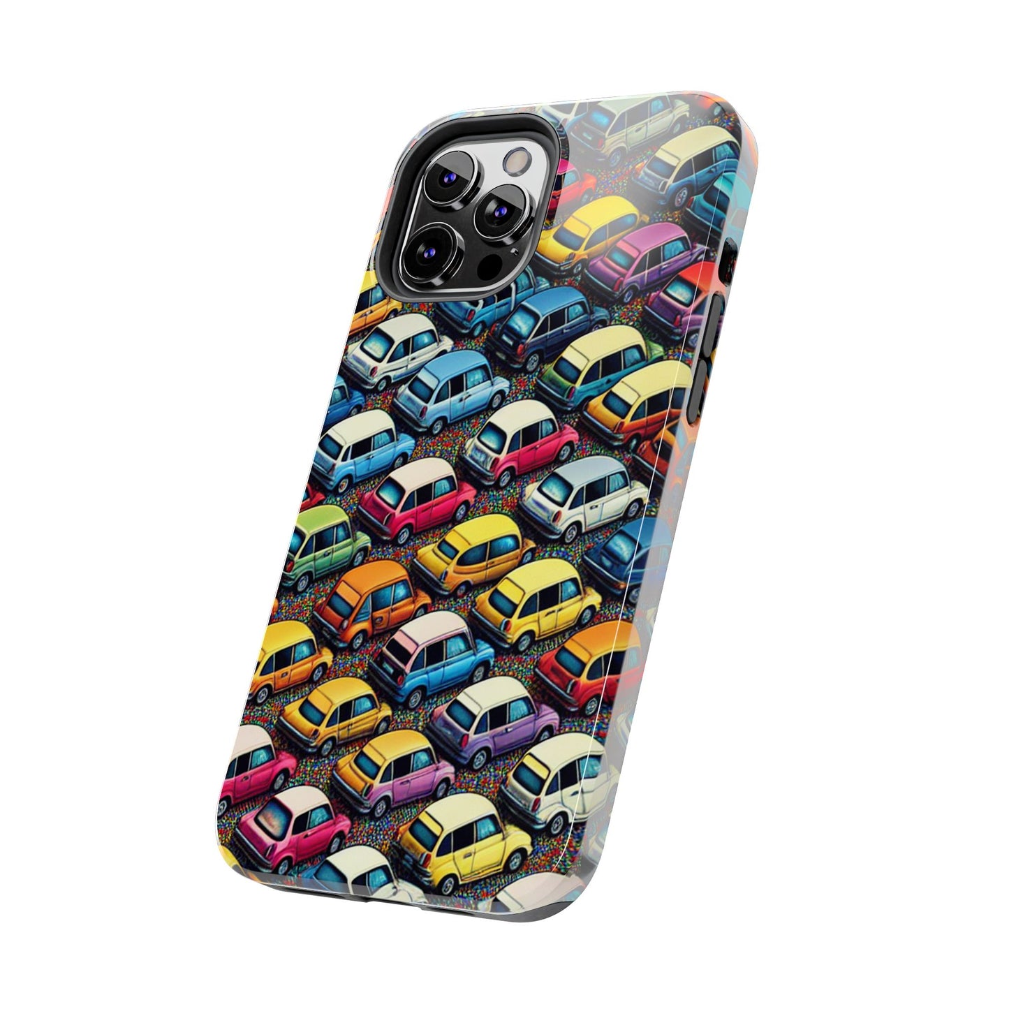 Car Phone Case - City Traffic Pattern Design - for iPhone
