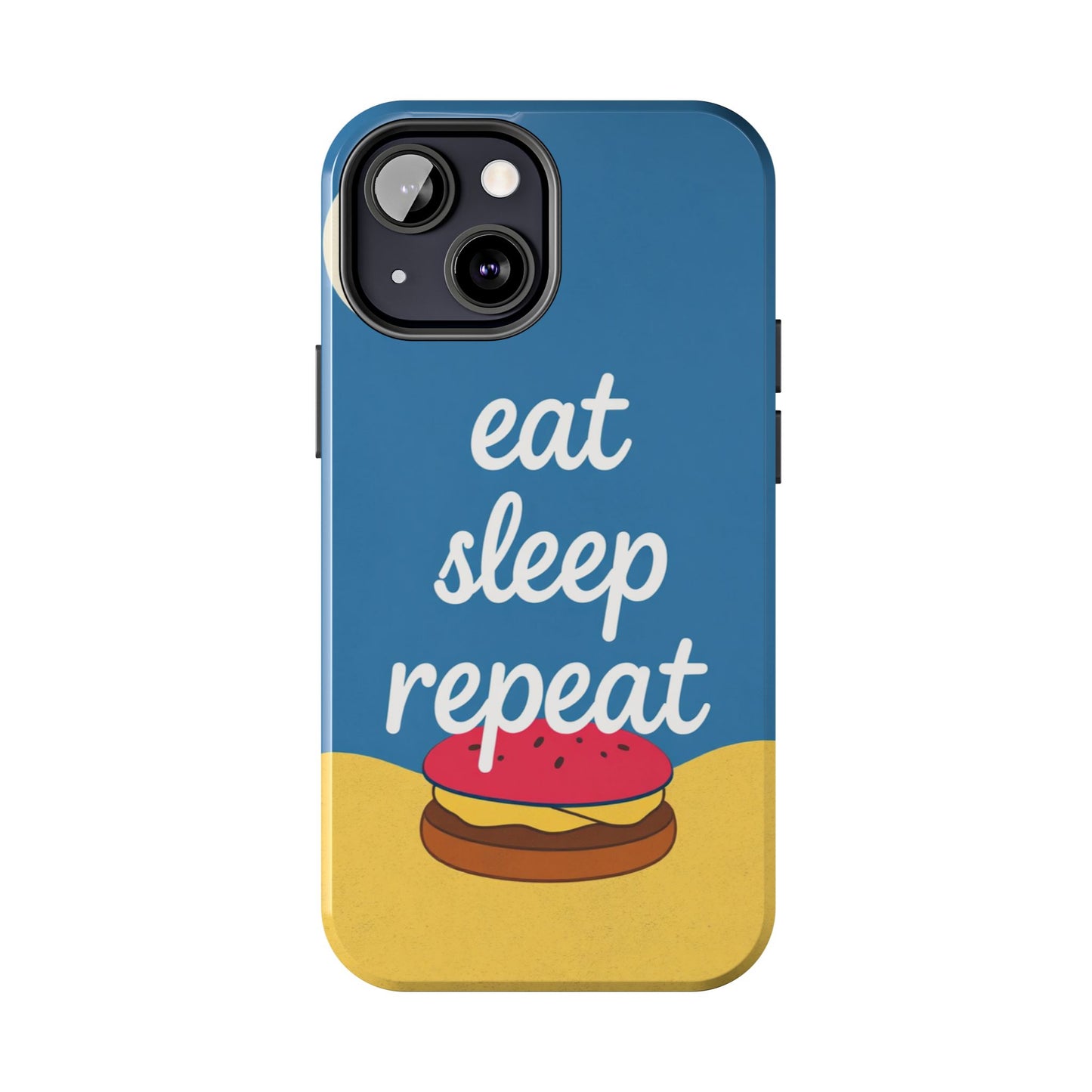 Eat, Sleep, Repeat Phone Case – Fun & Durable Tough Phone Cases for Food Lovers
