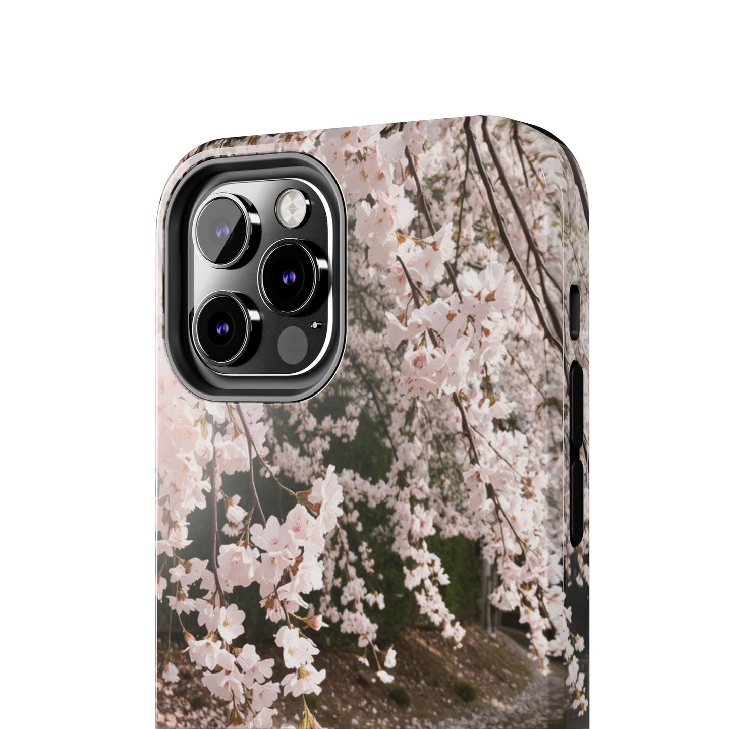 Cherry Blossom Tough Phone Cases - Durable Protection with Floral Serenity