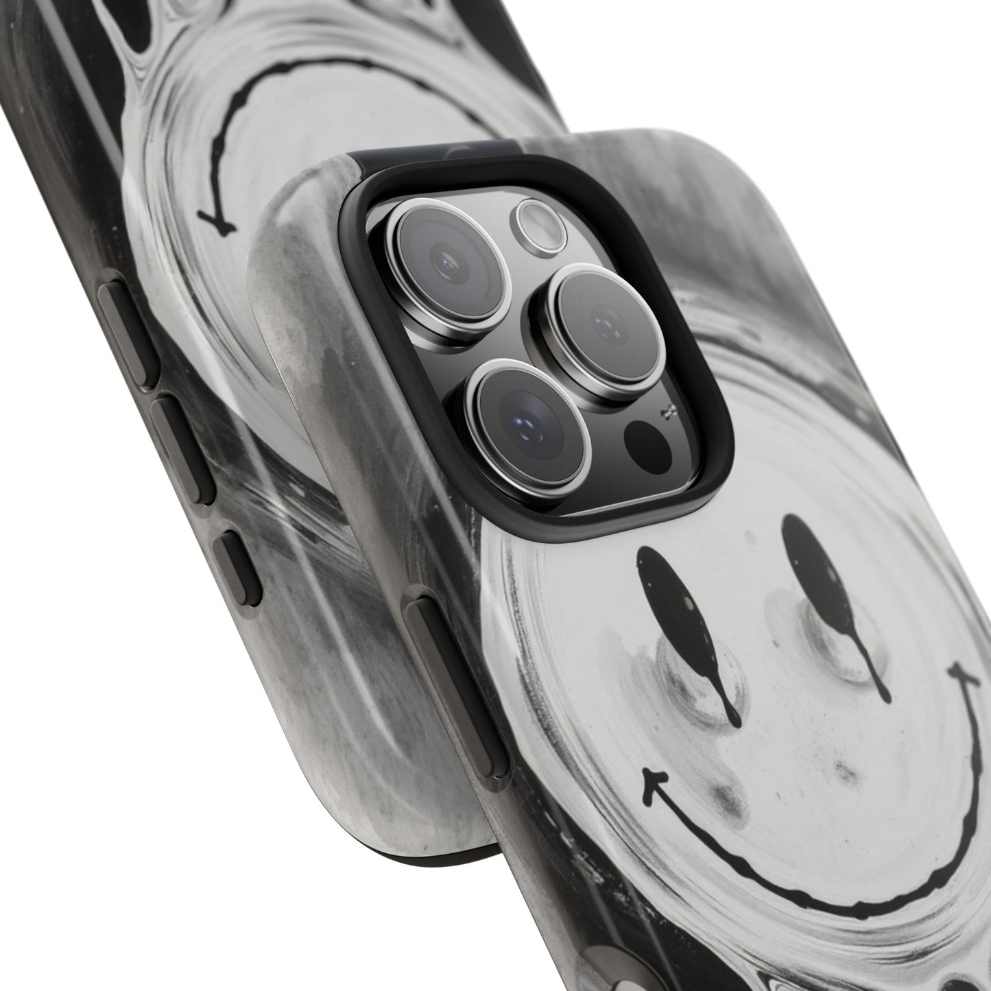 Dripping Smiley Tough Phone Case - Stylish & Durable Protection