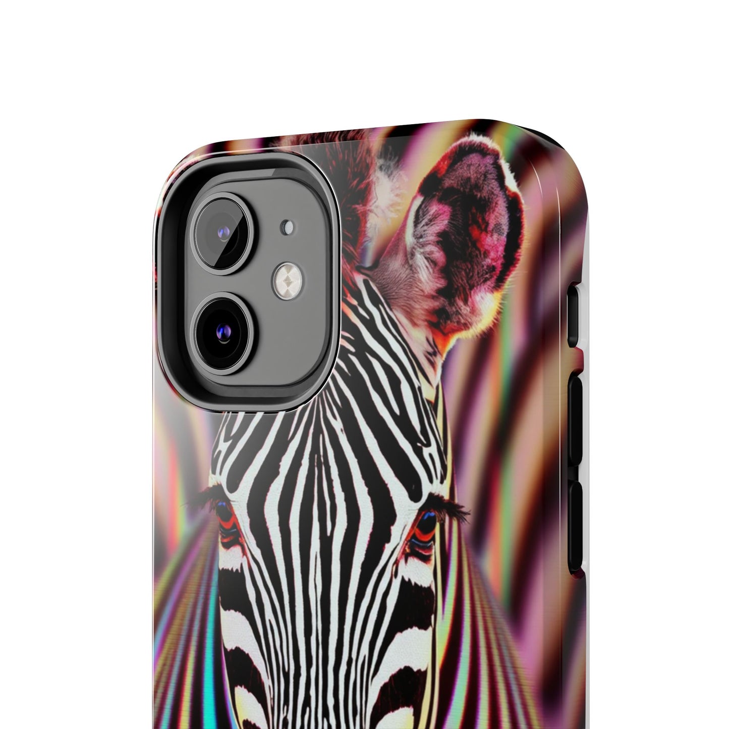 Vibrant Zebra Tough Phone Case - Unique Animal Design for Wild Spirit