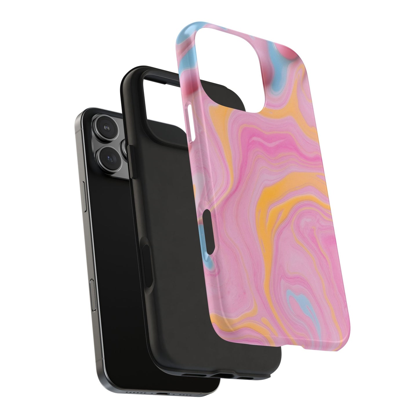 Liquid Candy Abstract Tough Phone Case - Durable Protection with Artistic Design - for iPhone