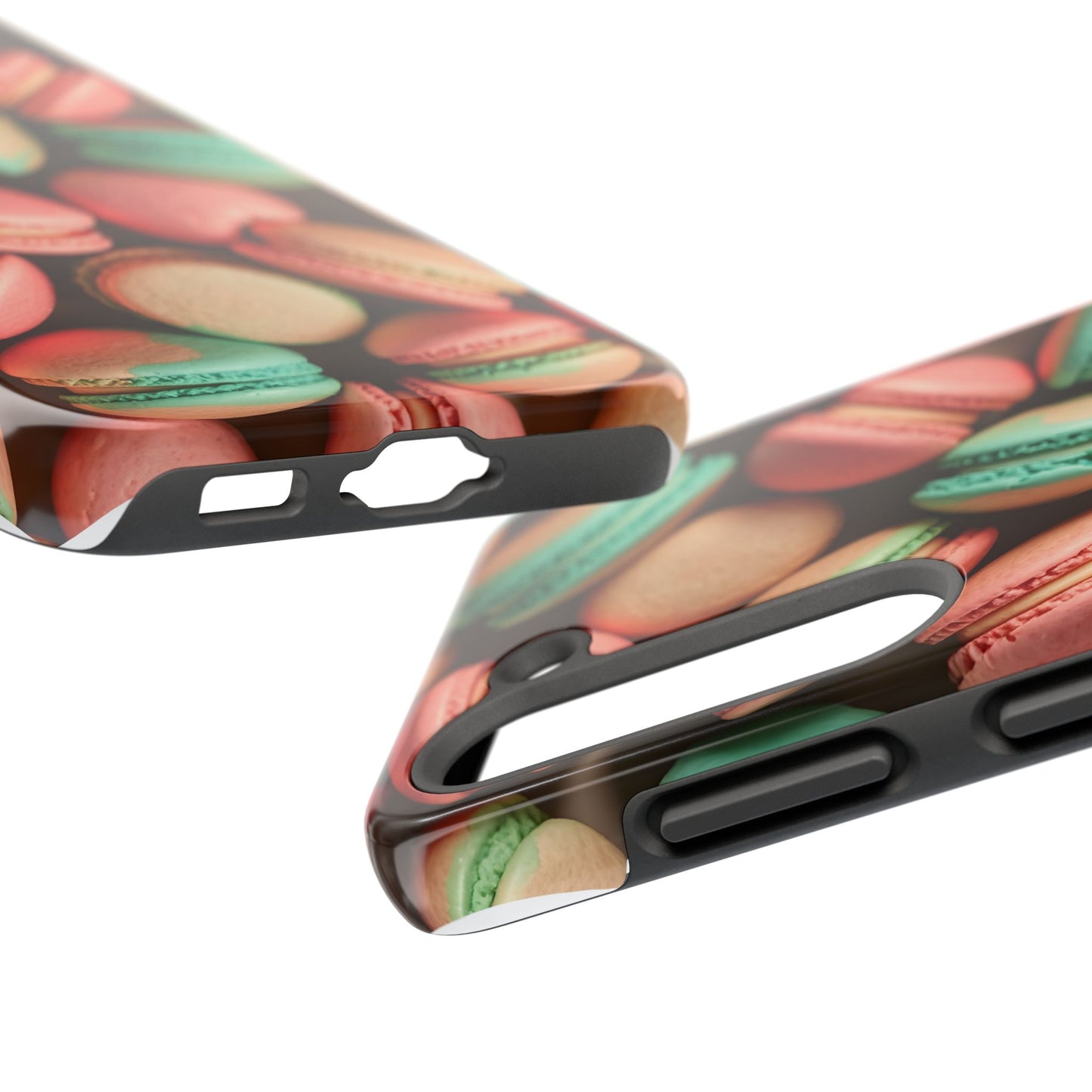 Colorful Tasty Macarons Tough Phone Case - Durable Protection with Sweet Aesthetic - for iPhone