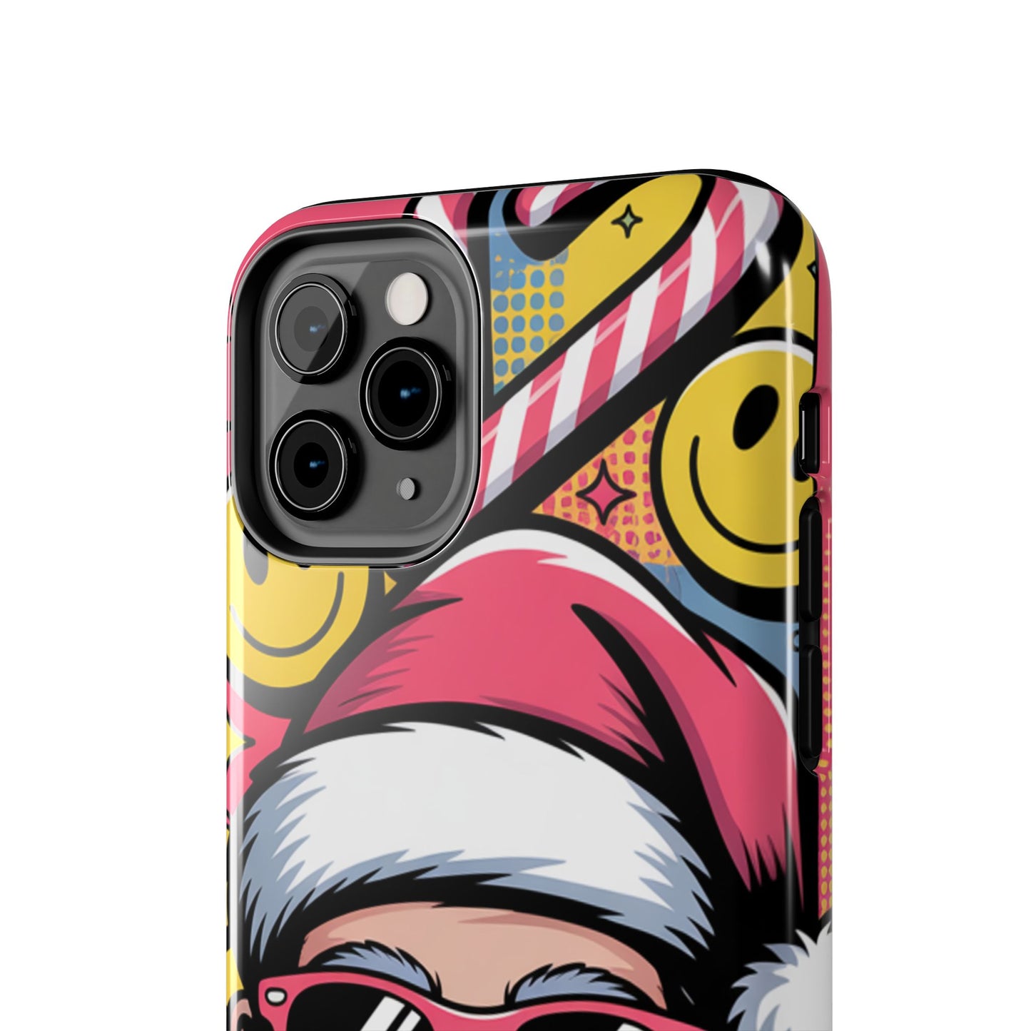 Pop Art Santa Sunglasses Tough Phone Case for Holiday Vibes