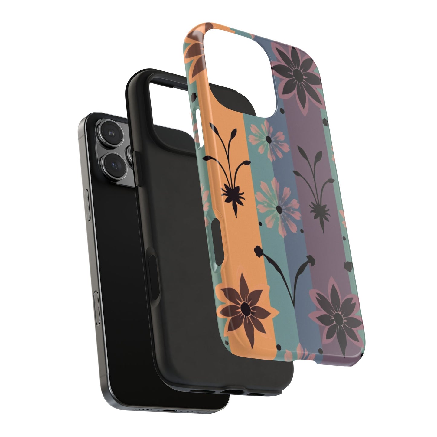 Boho Floral Tough Phone Cases - Durable & Stylish Protection - for iPhone