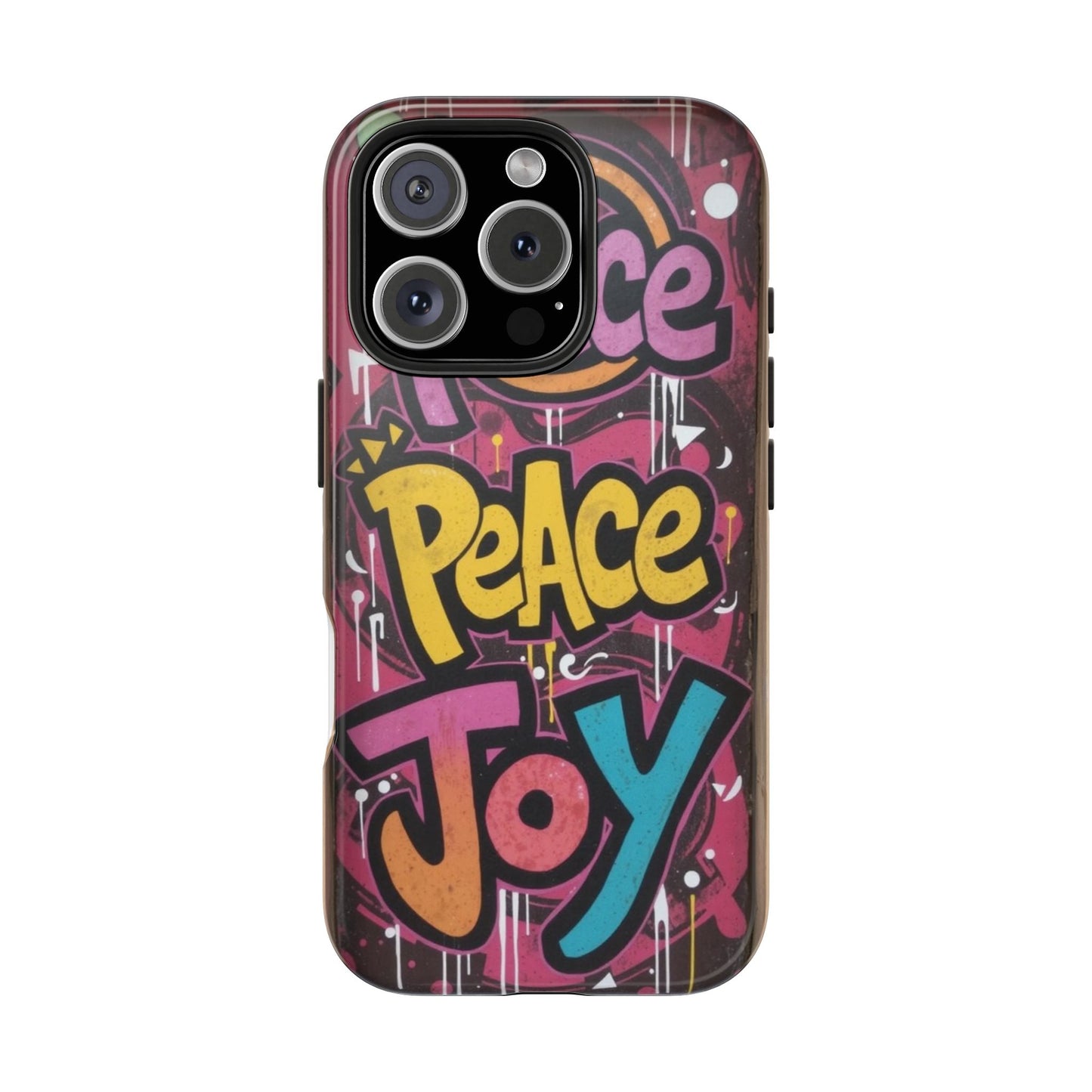 Colorful Peace Joy Tough Phone Case