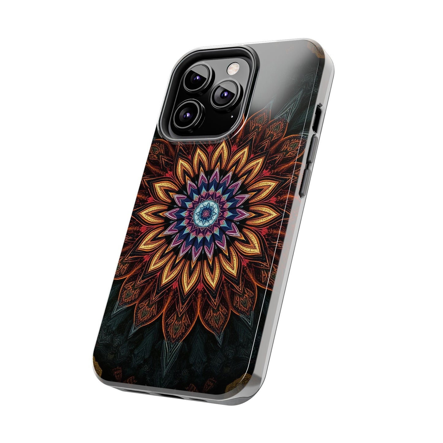 Mystic Mandala Tough Phone Case - Durable Protection with Artistic Design - for iPhone