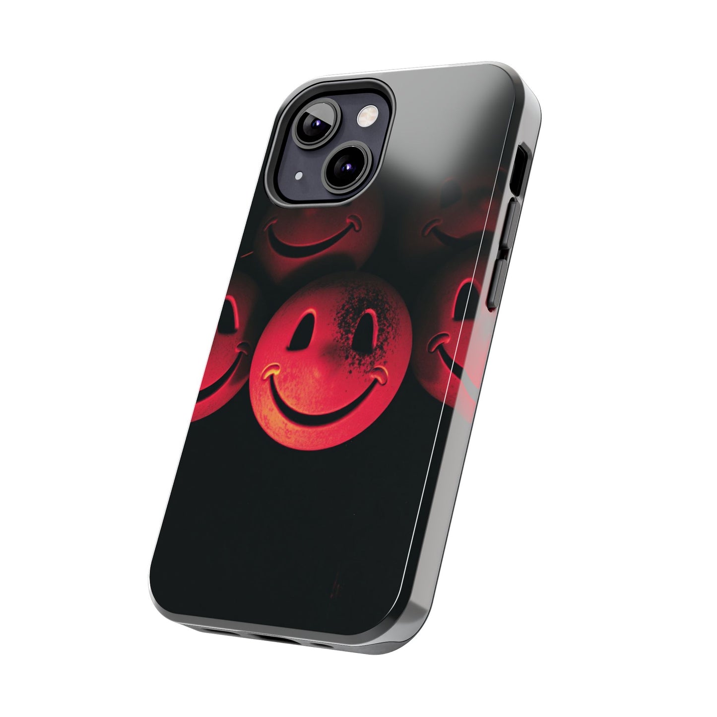 Smiley Face Tough Phone Case - Durable Protection with Fun Design