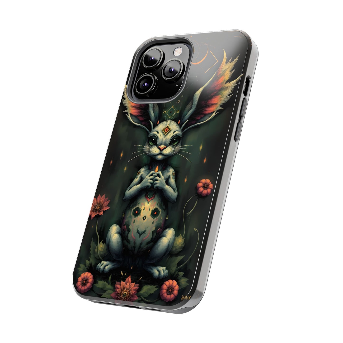 Artistic Rabbit Phone Cases - Unique and Durable Design of Mystical Bunny - for iPhone