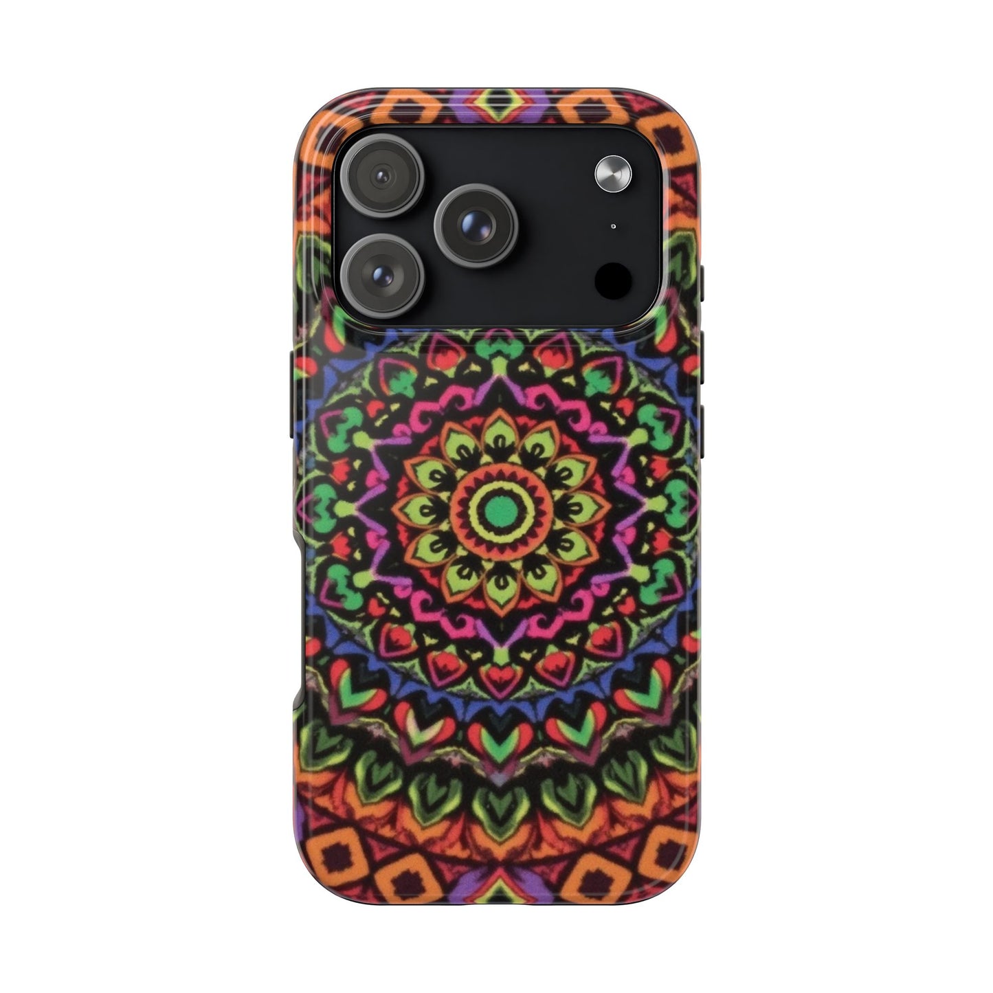 Colorful Mandala Tough Phone Case - Vibrant Designs for Trendy Protection - for iPhone