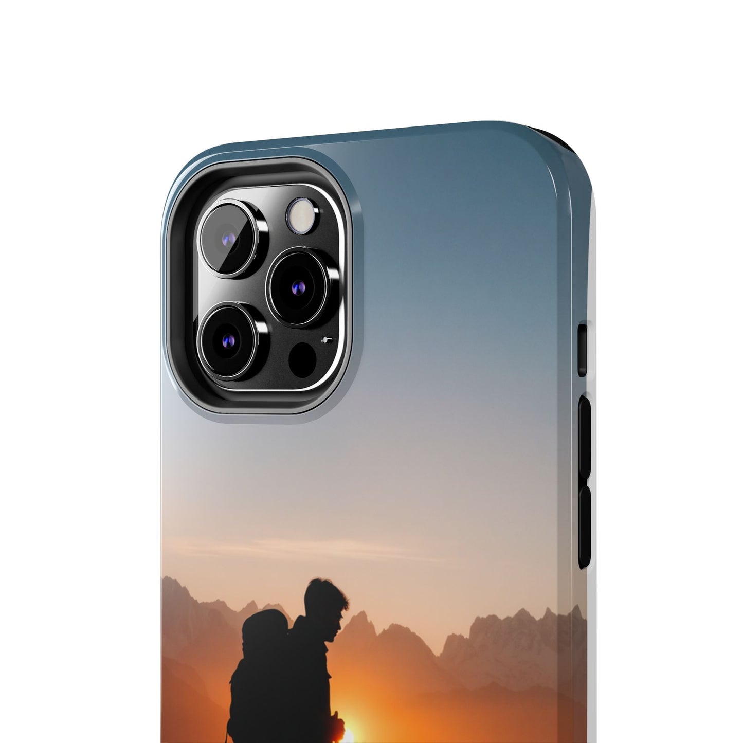Explorer Adventure Sunset Mountain iPhone Case