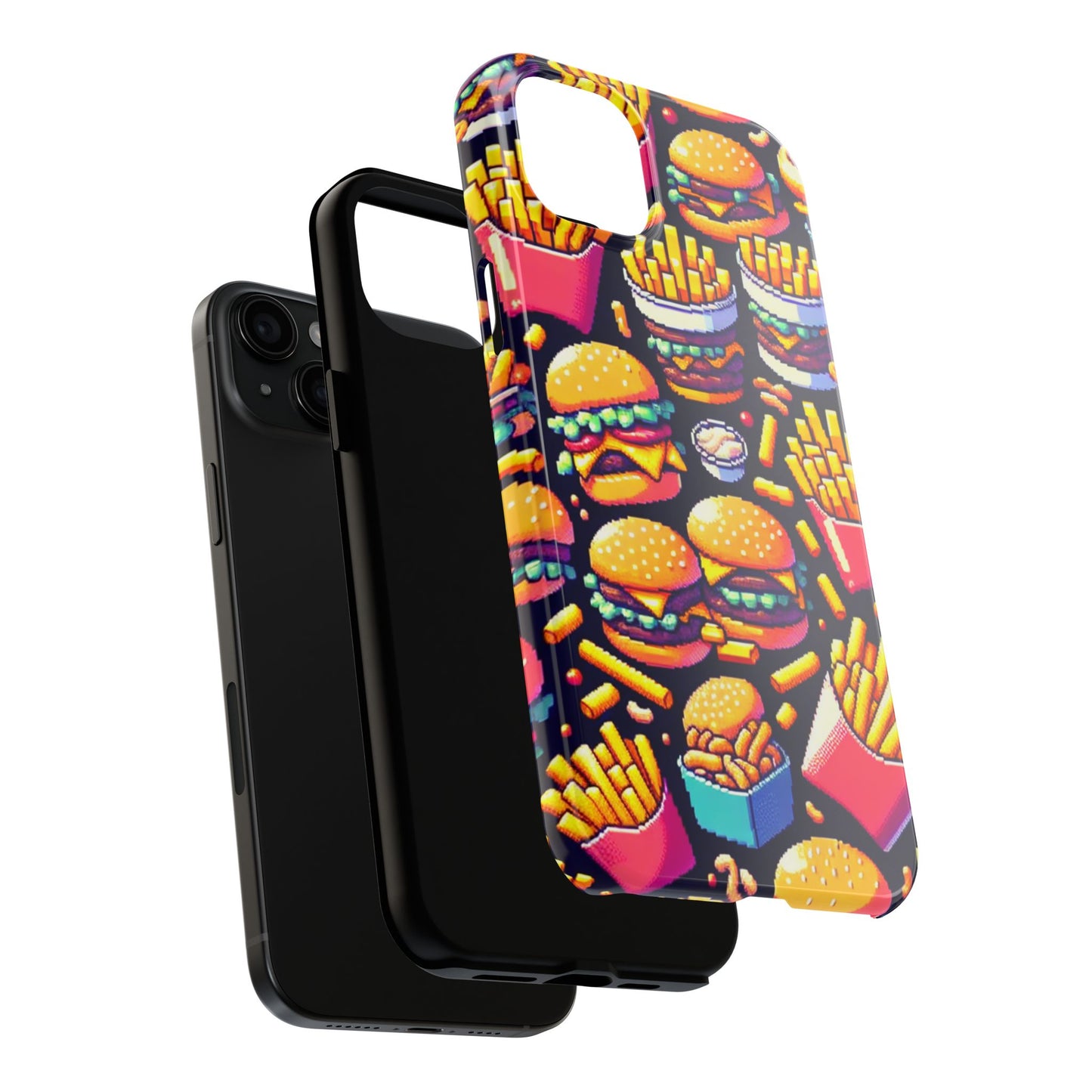 Retro Fast Food Phone Case - Tough and Durable - for iPhone