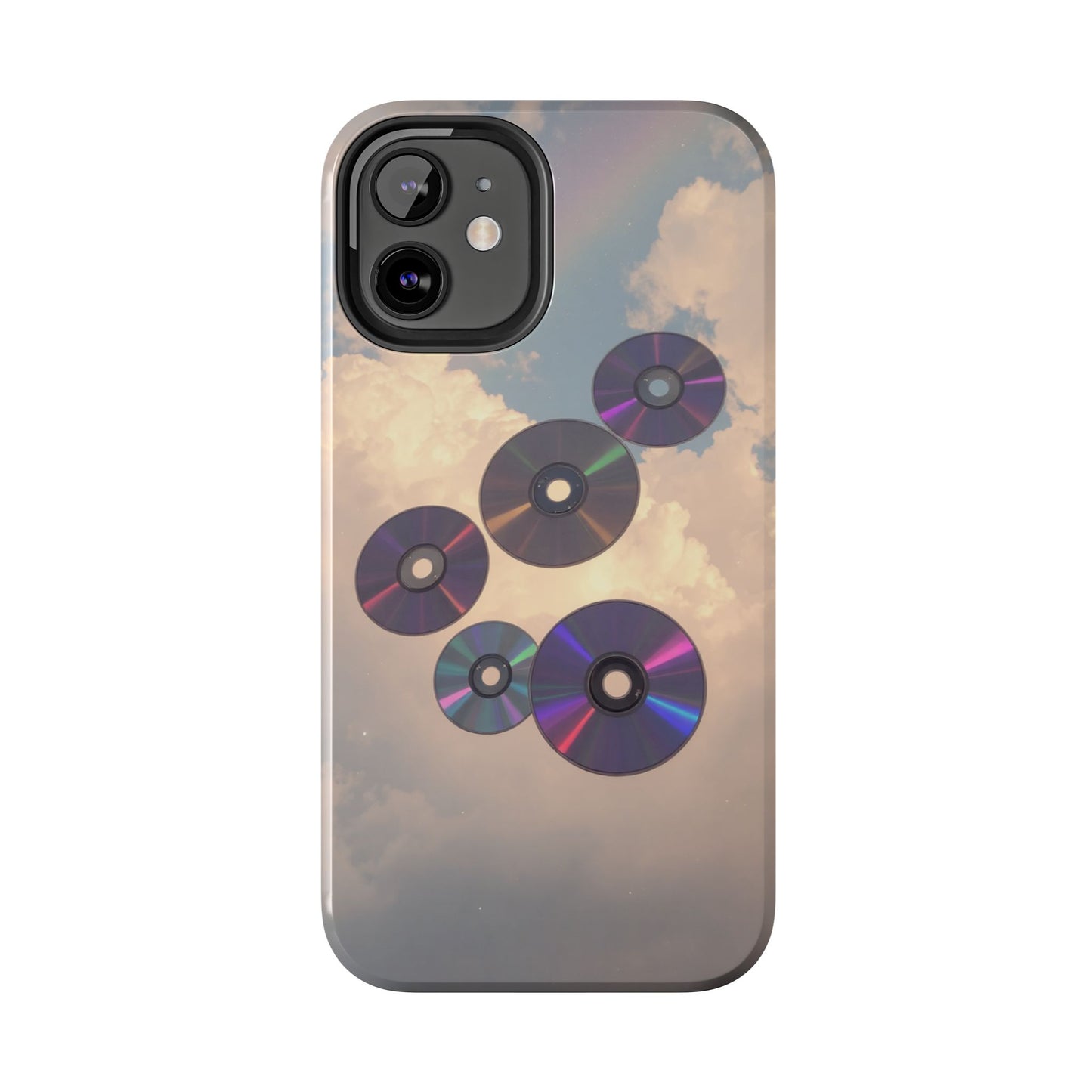 Vibrant Cloud CD Tough Phone Case - Durable and Stylish