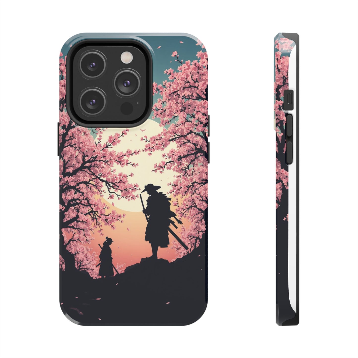 Cherry Blossom Samurai Tough Phone Case