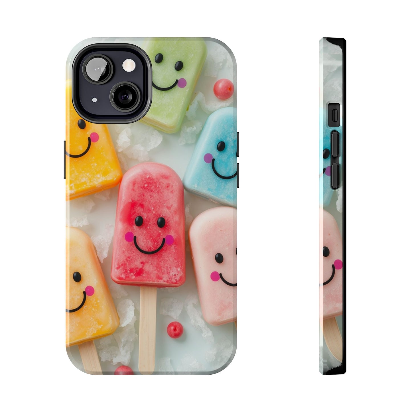 Cute Smile Popsicle Tough Phone Case - Fun Protection for Your Device