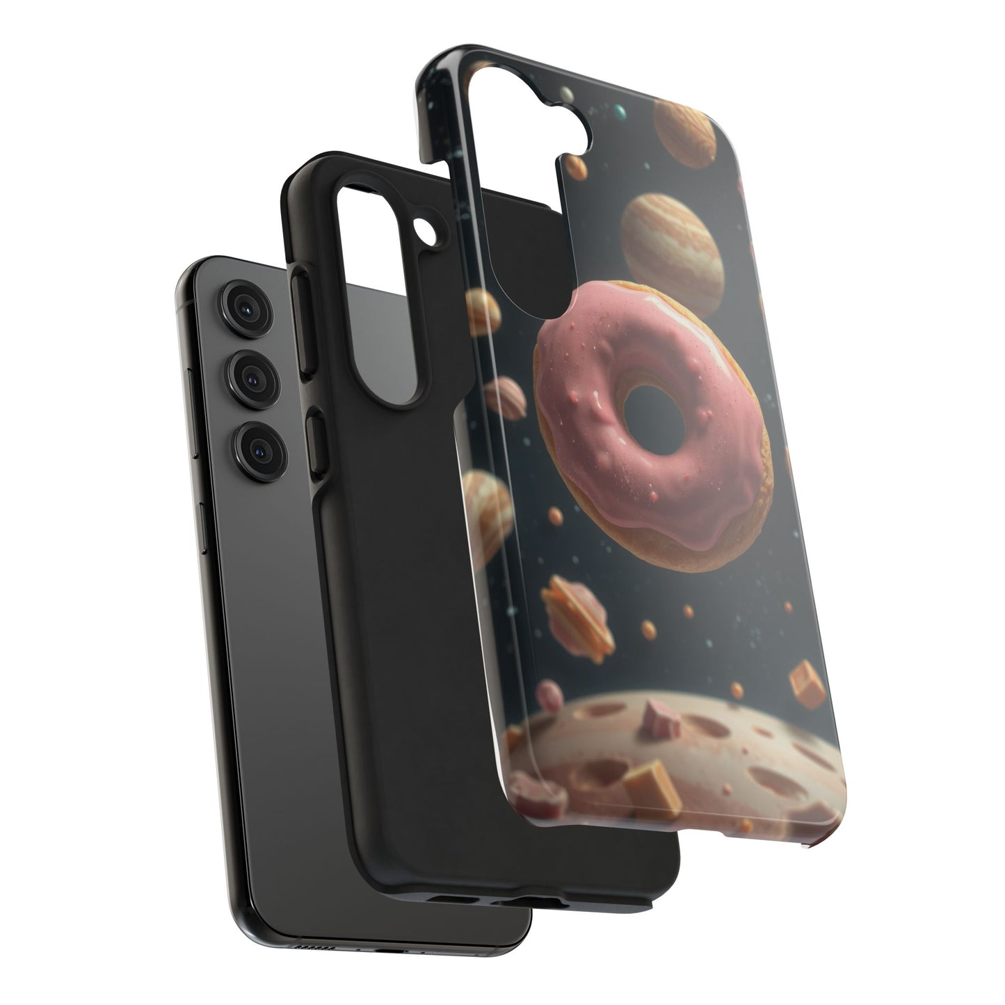 Galaxy Donut Tough Phone Case - Durable & Stylish Protective Cover