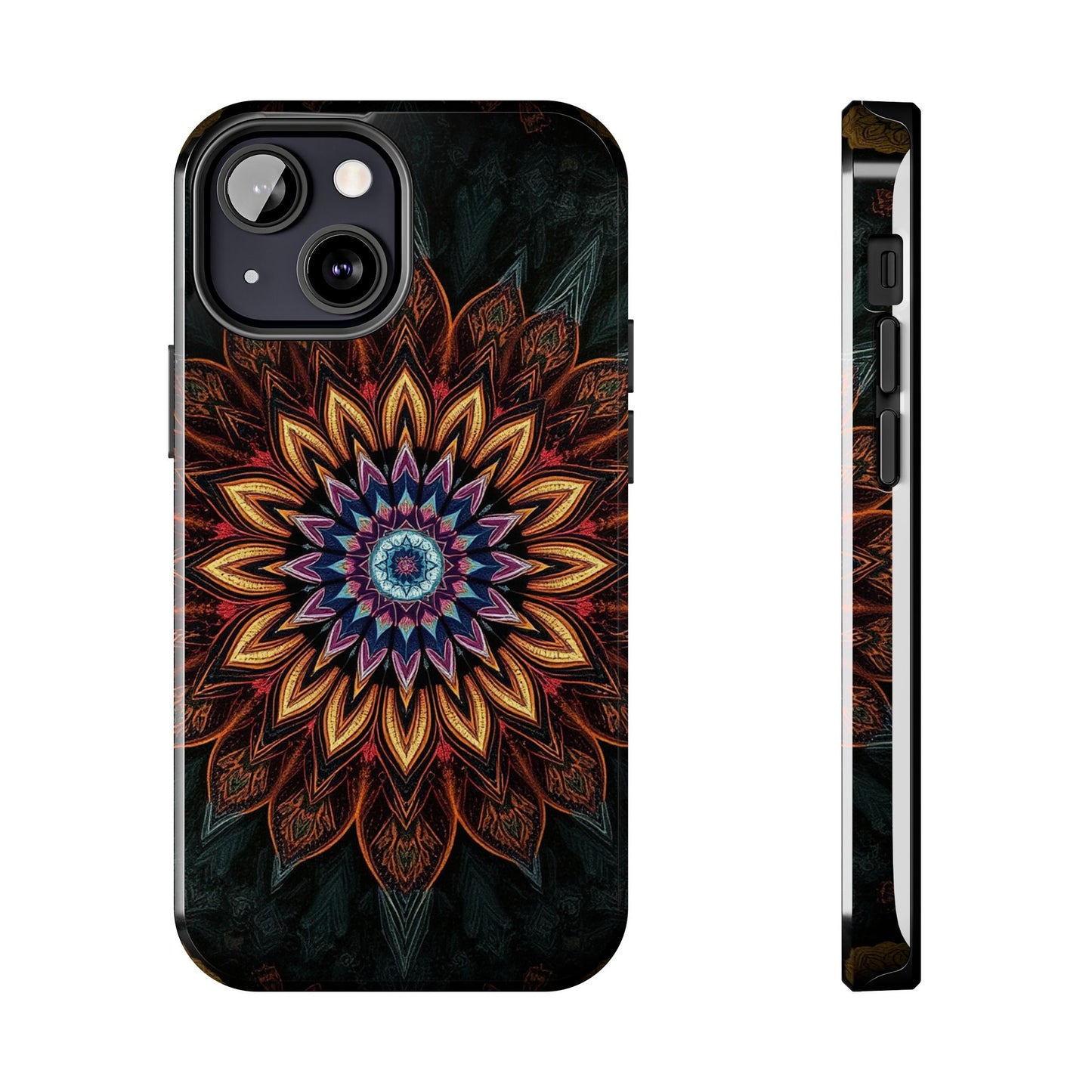 Mystic Mandala Tough Phone Case - Durable Protection with Artistic Design - for iPhone