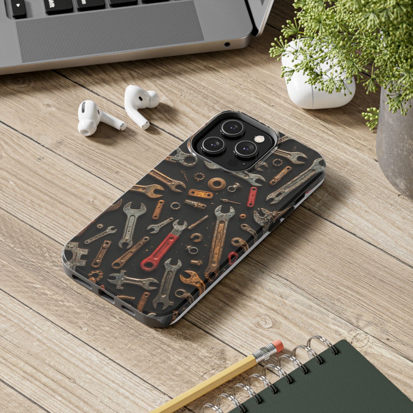 Tools Design Tough Phone Case - Durable Protection for DIY Enthusiasts