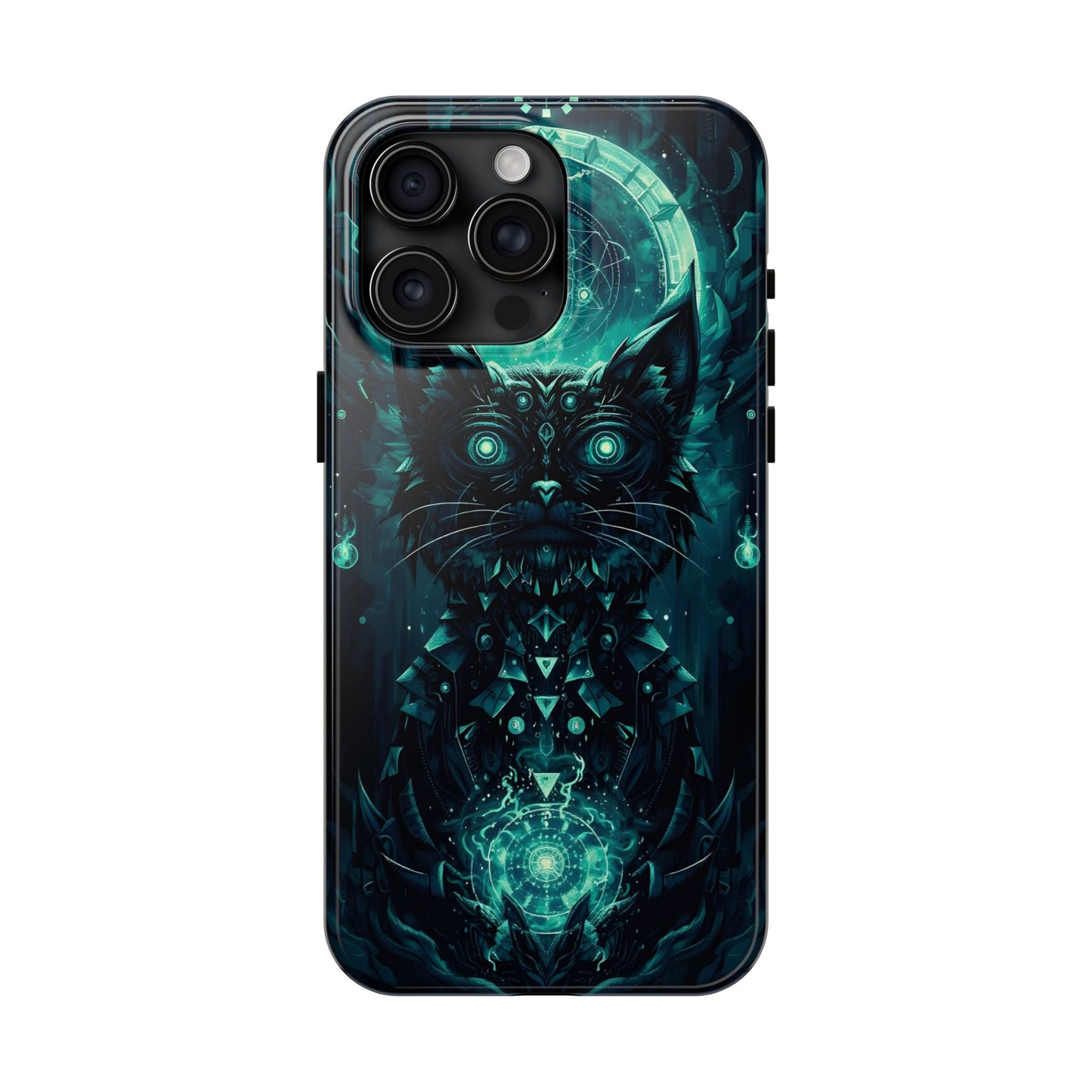 Mystical Dark Cat Phone Case - Tough Protective Cover for Cat Lovers - for iPhone