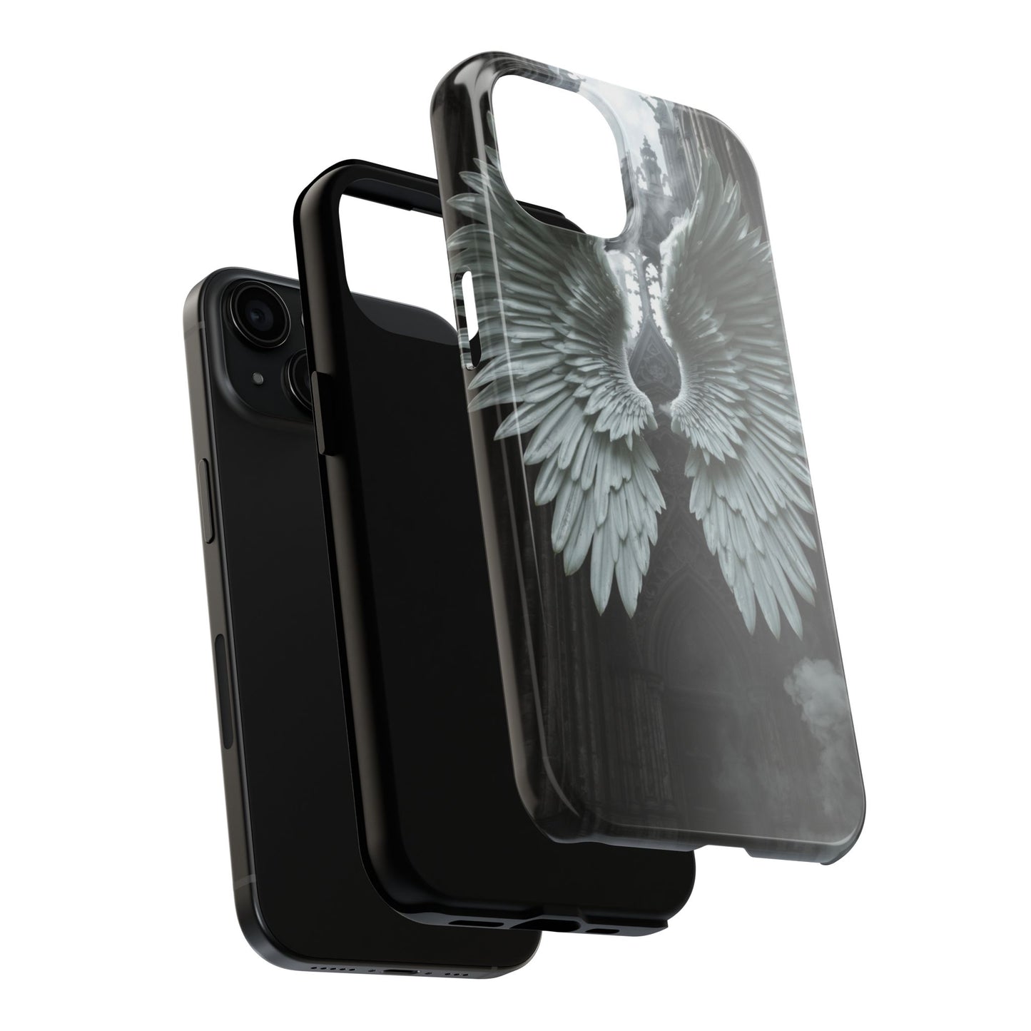 Angel Wings Tough Phone Case - Durable & Stylish Protection for Creatives