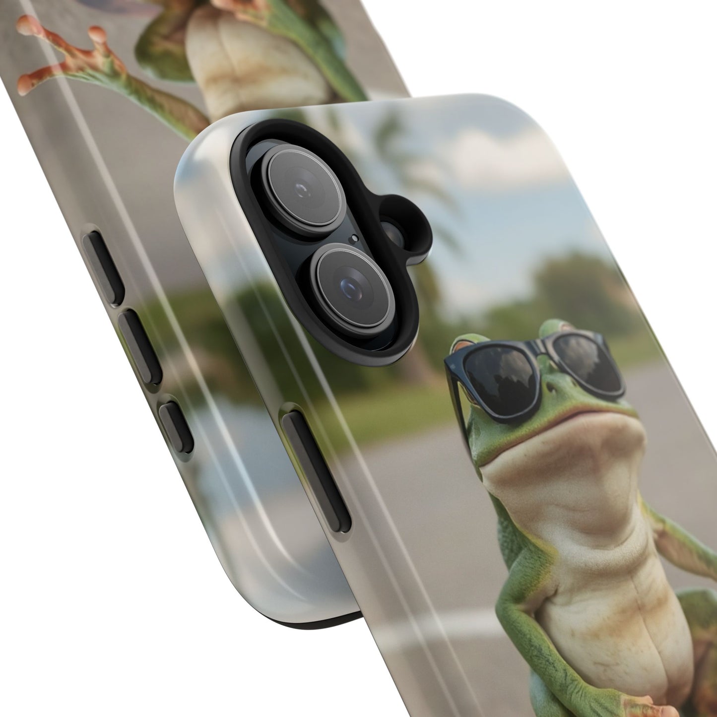 Cool Frog Skateboard Phone Case - Tough and Stylish Protection