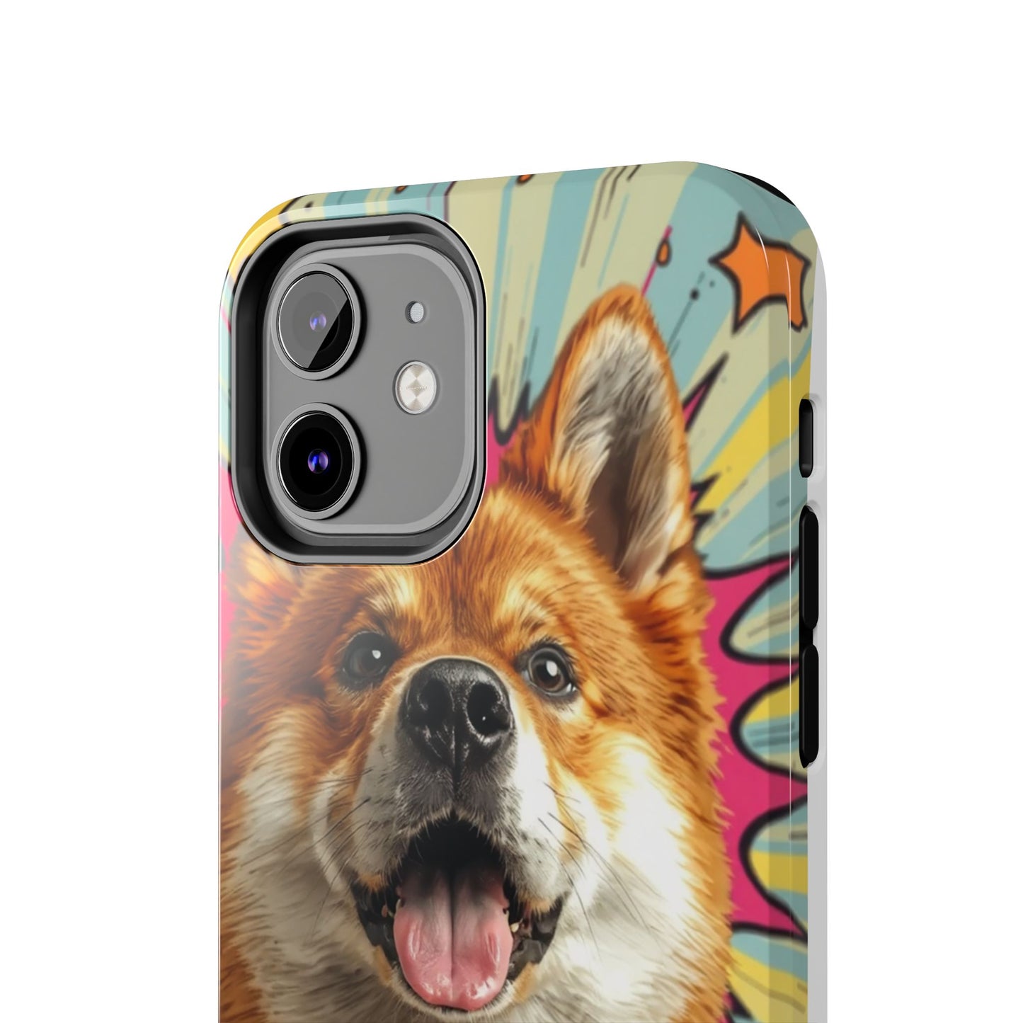 Playful Dog Tough Phone Case - Durable & Stylish Pet Lover Gift