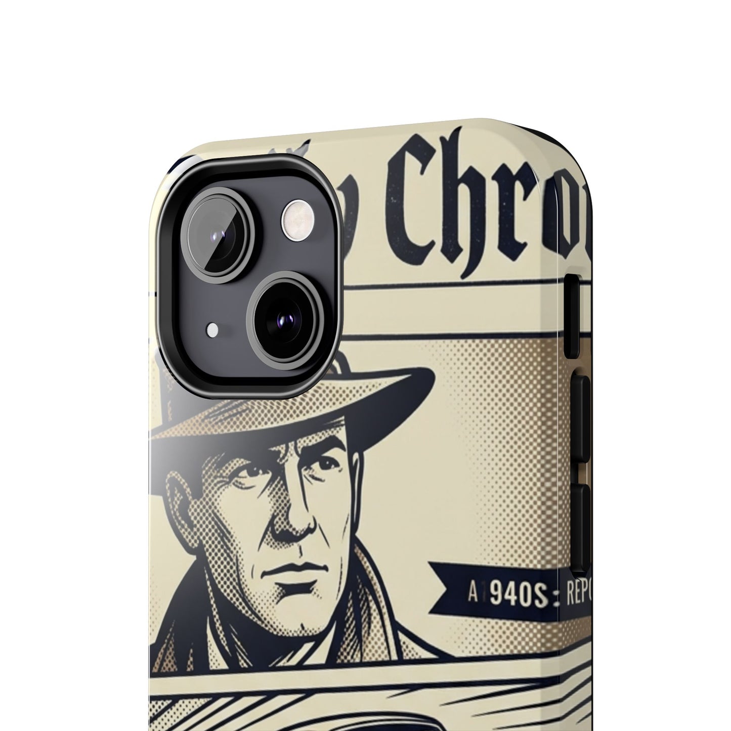 Old Newspaper Tough Phone Case