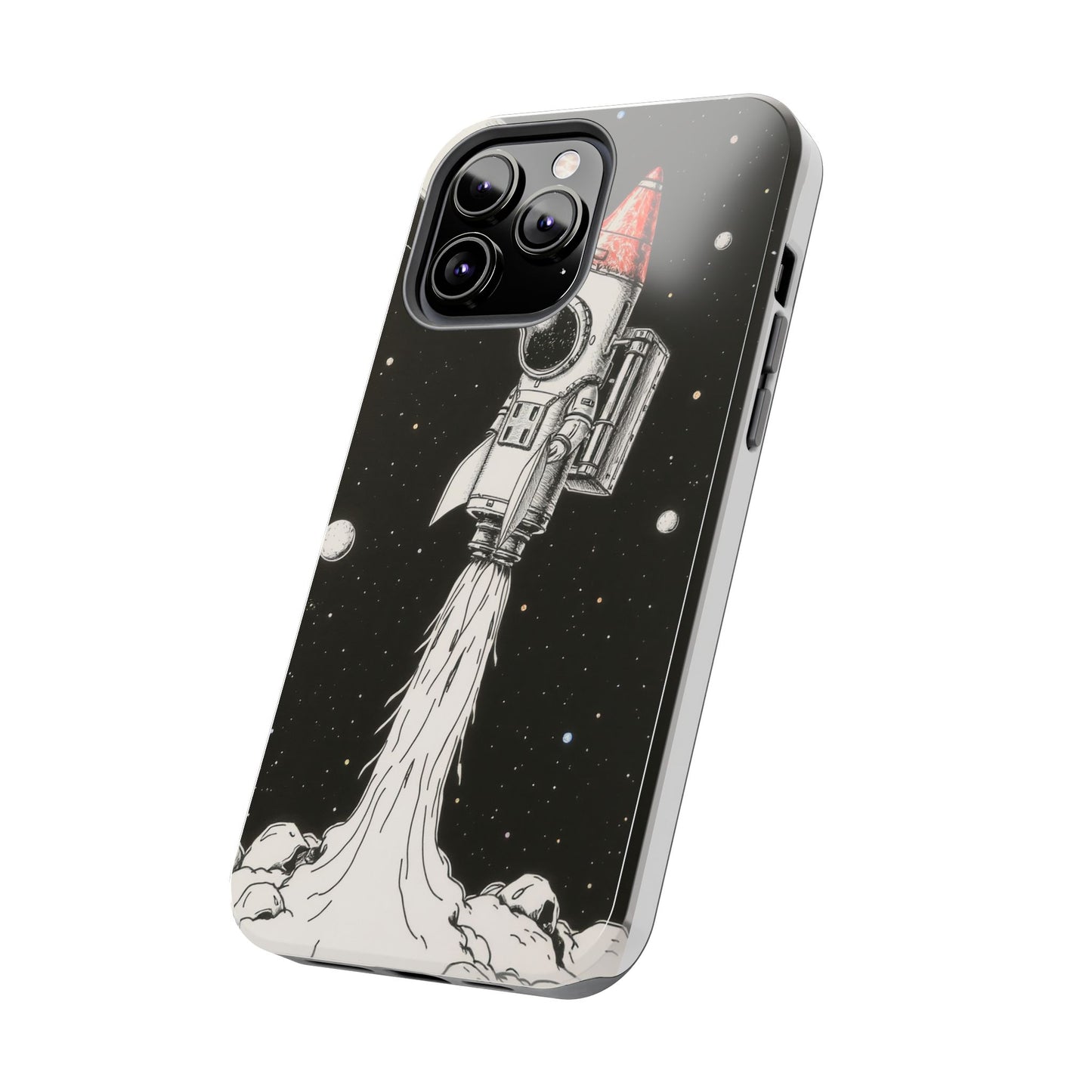 Cool Tough Phone Case for iPhone - Astro-Rocket Bond