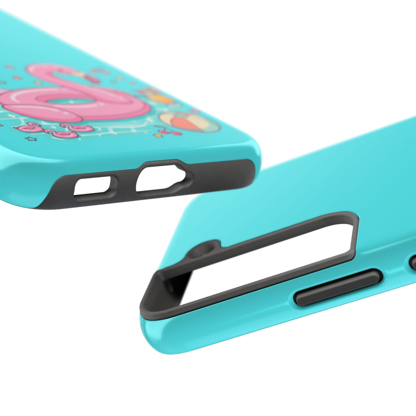 Flamingo Pool Party iPhone Case