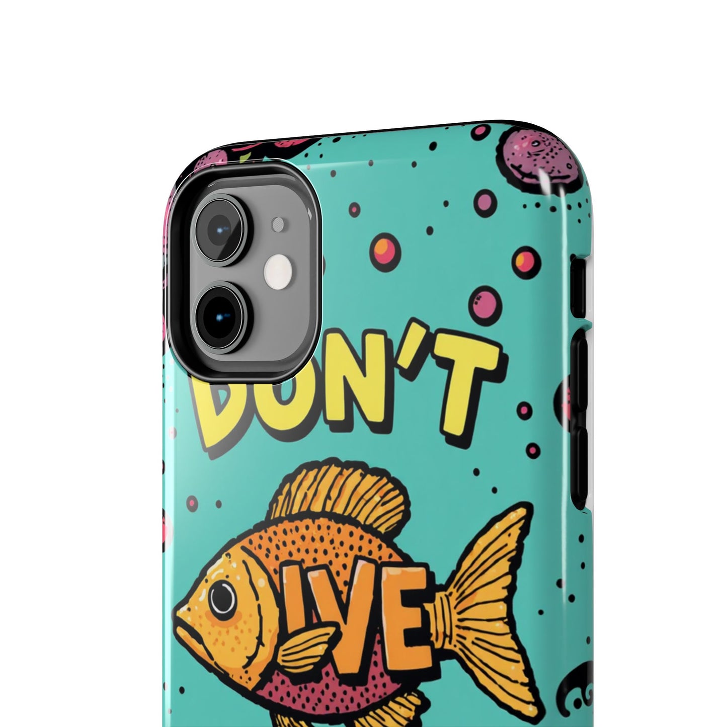 Catchy Fish-Themed Tough Phone Cases, Unique Gift for Fish Lovers, Durable Protection for Phones, Fun Aquatic Design, Ideal for Holidays