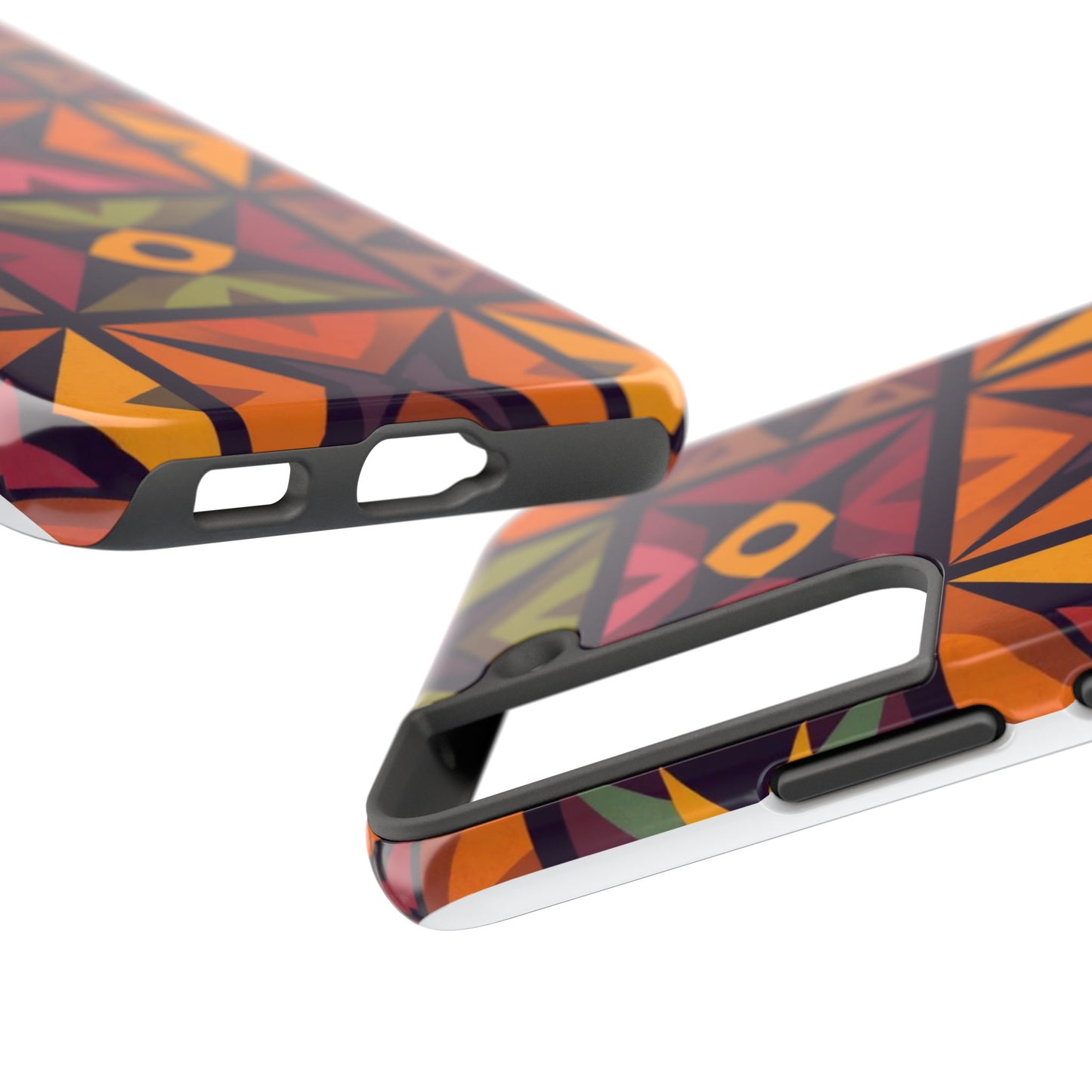 Vibrant Tribal Geometric Tough Phone Case - Colorful Protection for Your iPhone