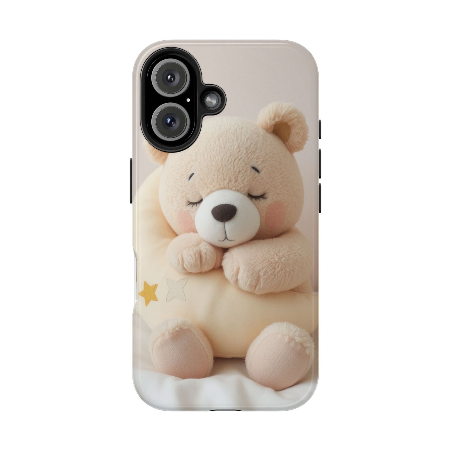 Cute Bear Tough Phone Case - Adorable Baby Animal Design for Kids & Adults