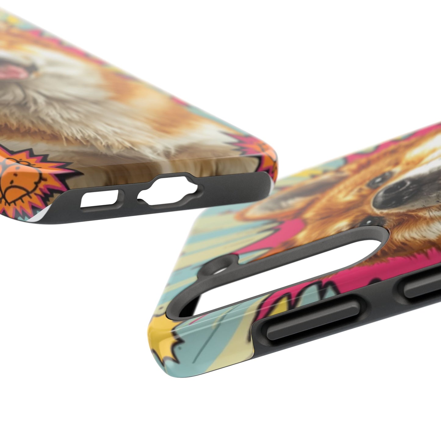 Playful Dog Tough Phone Case - Durable & Stylish Pet Lover Gift