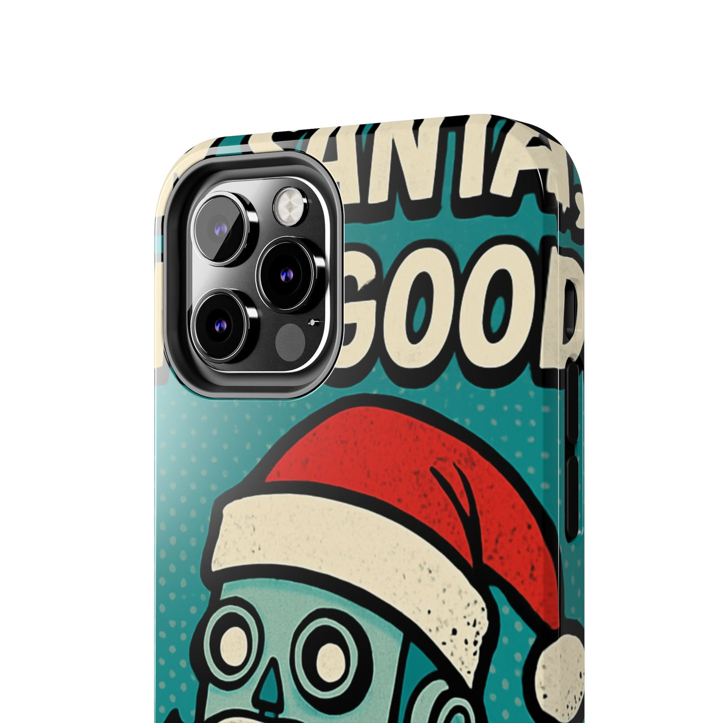 Santa Robot Phone Case - Durable Tough Design for Holidays